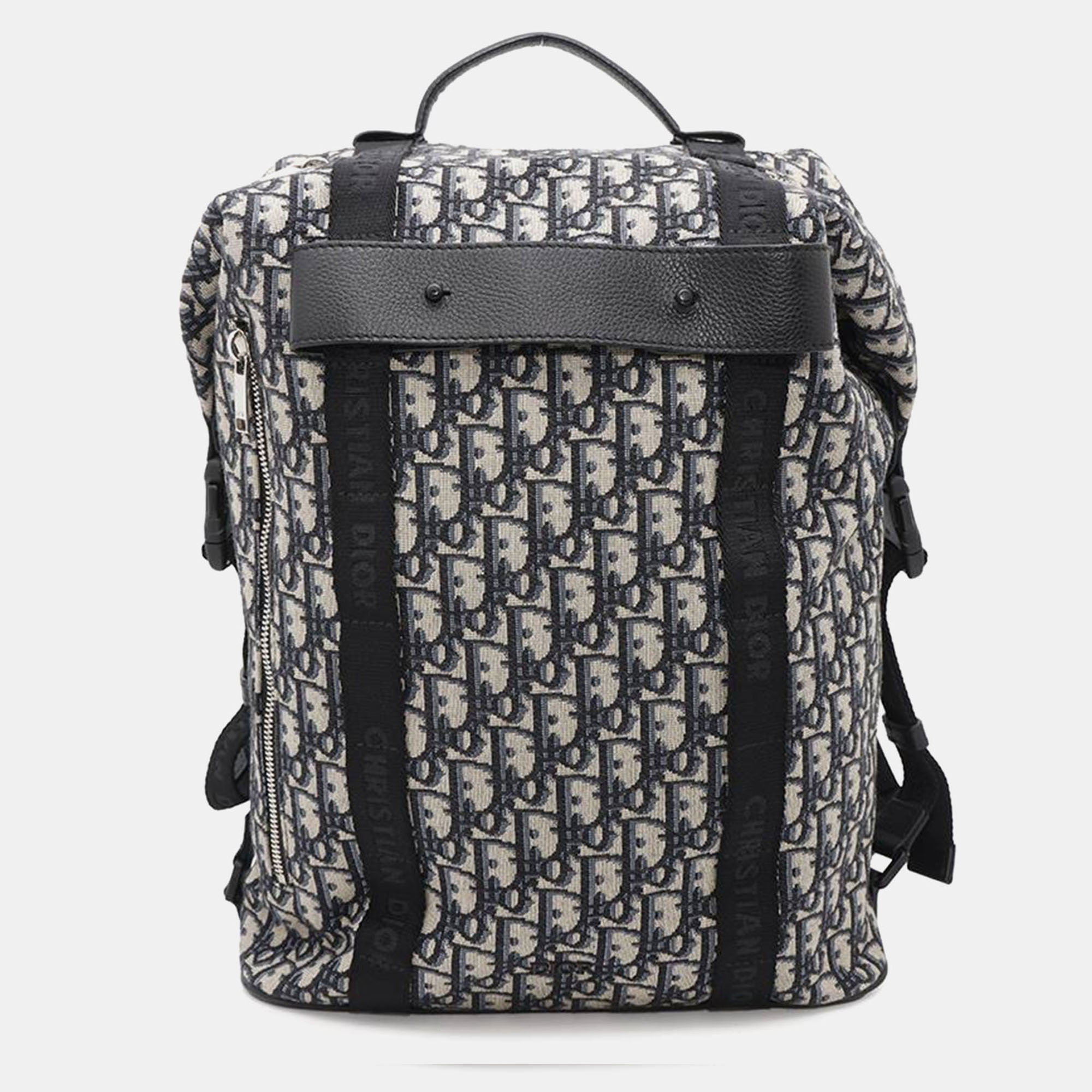 

Dior Safari Backpack Oblique Black/Navy Canvas