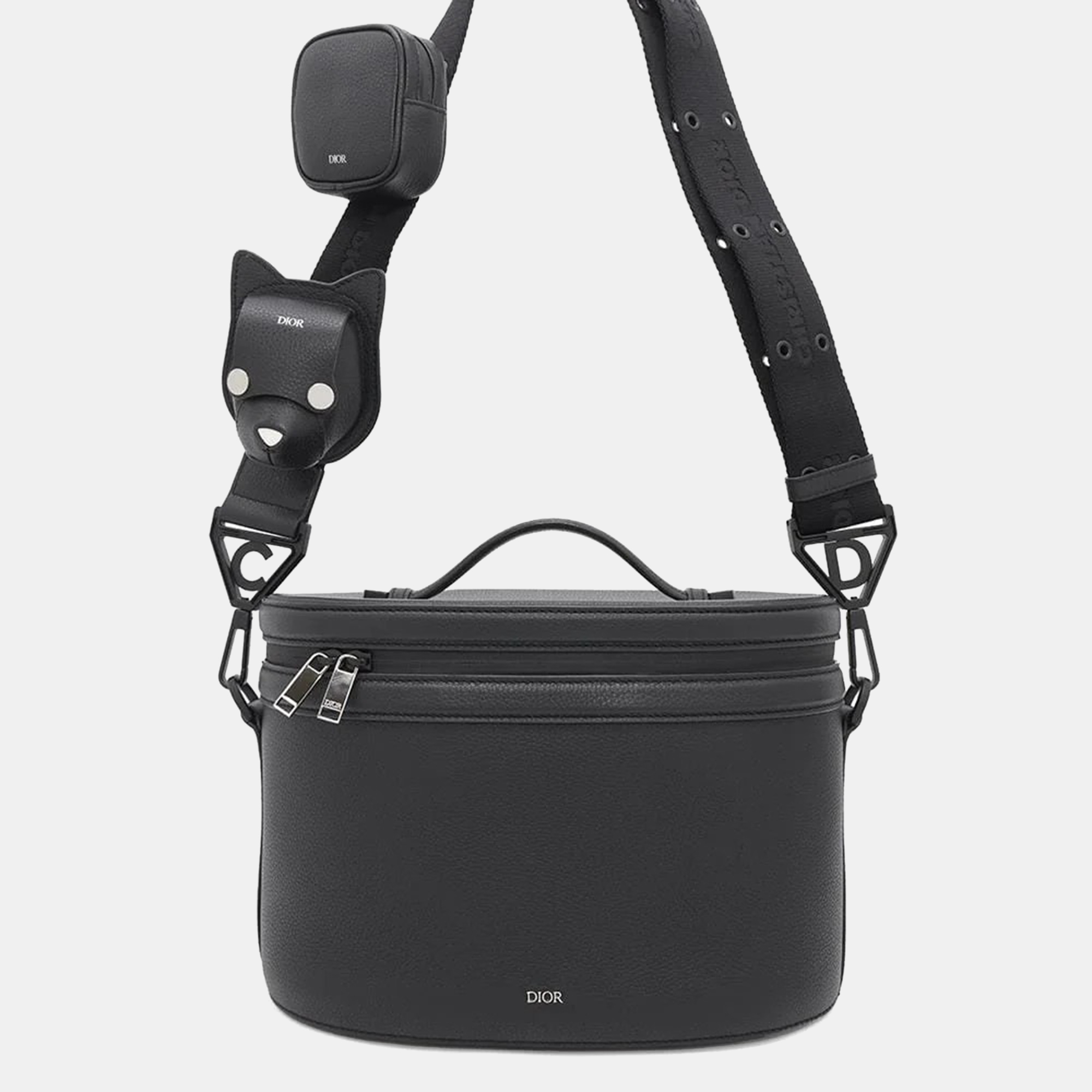 

Dior Dior Homme Vanity Bag Shoulder Bag Dog Pouch Black Leather