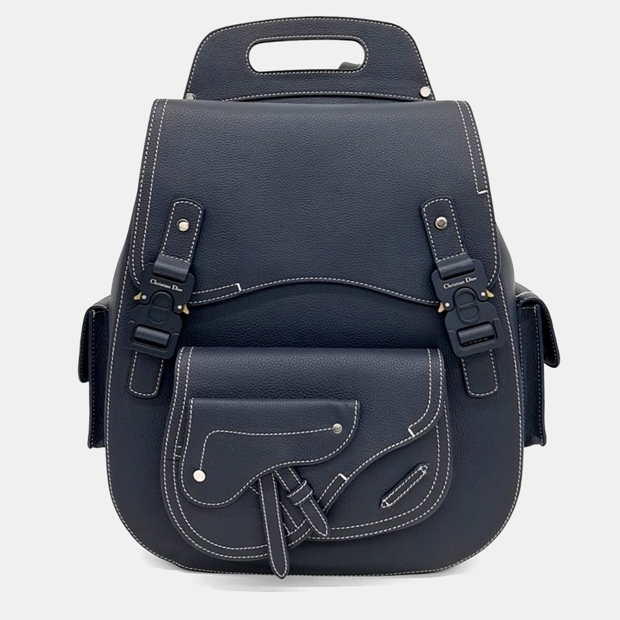 

Dior Navy Blue Leather Gallop Backpack