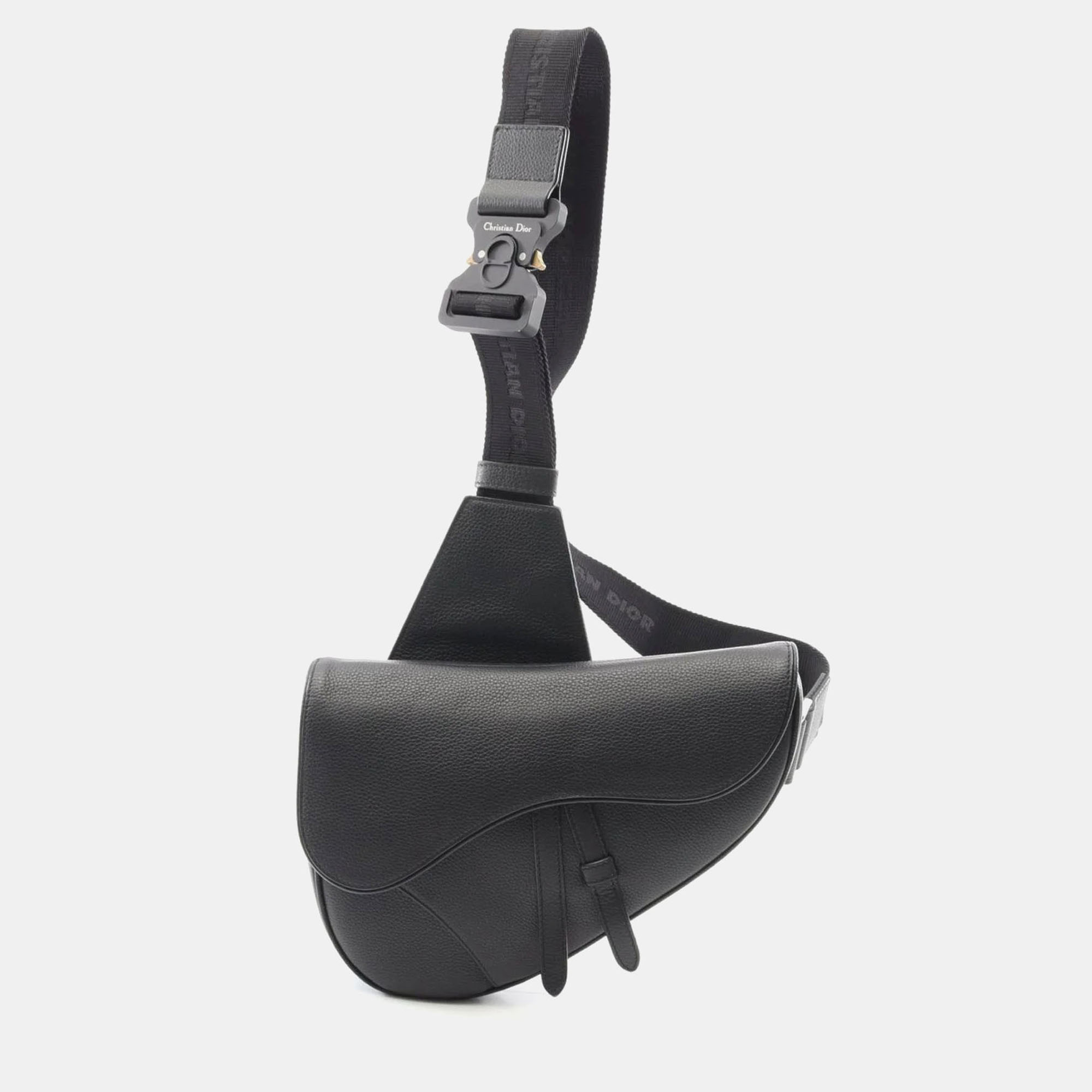 

Dior Saddle Black Leather Shoulder Bag