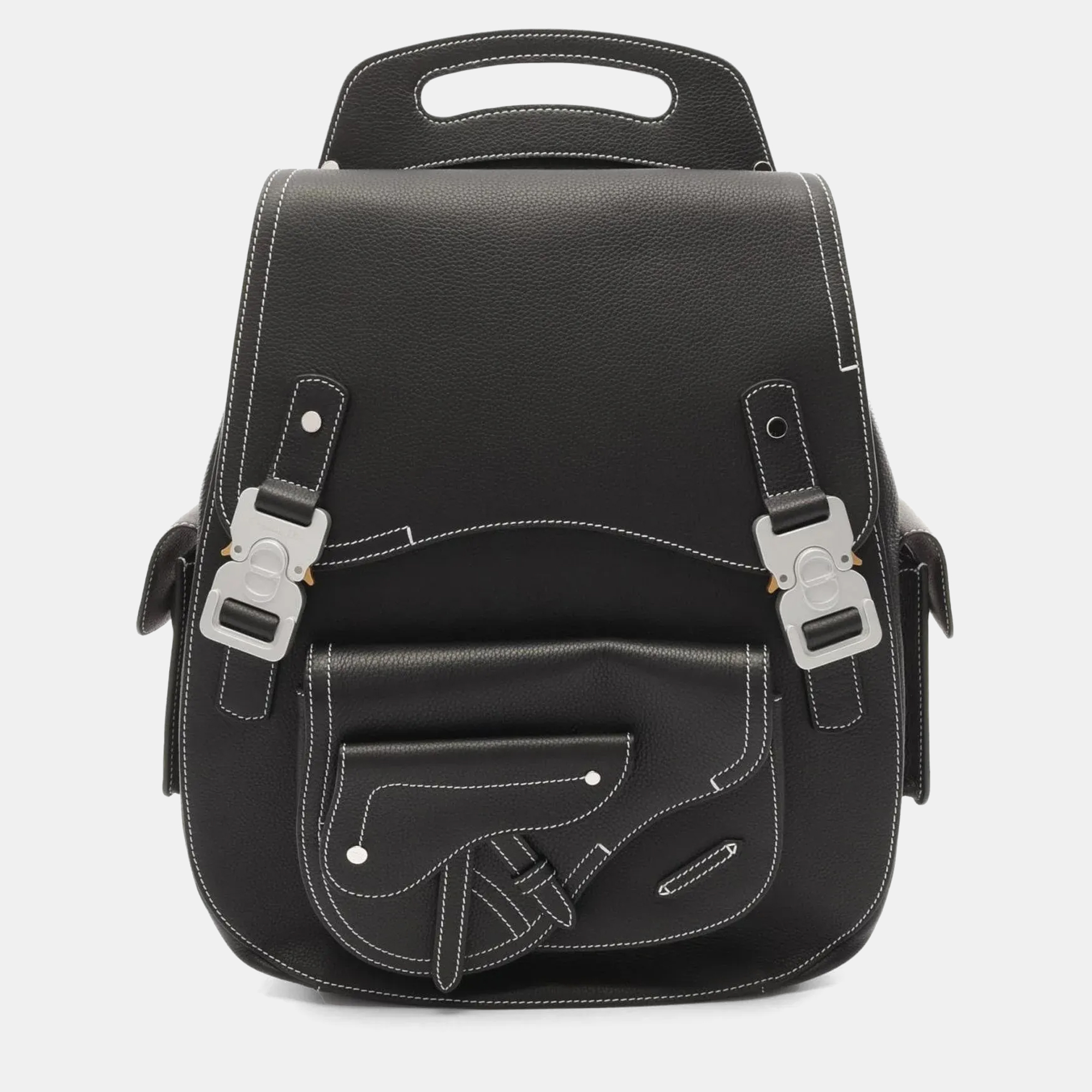 

Christian Dior Dior Gallop Backpack Maxi Grained Calfskin Leather Black
