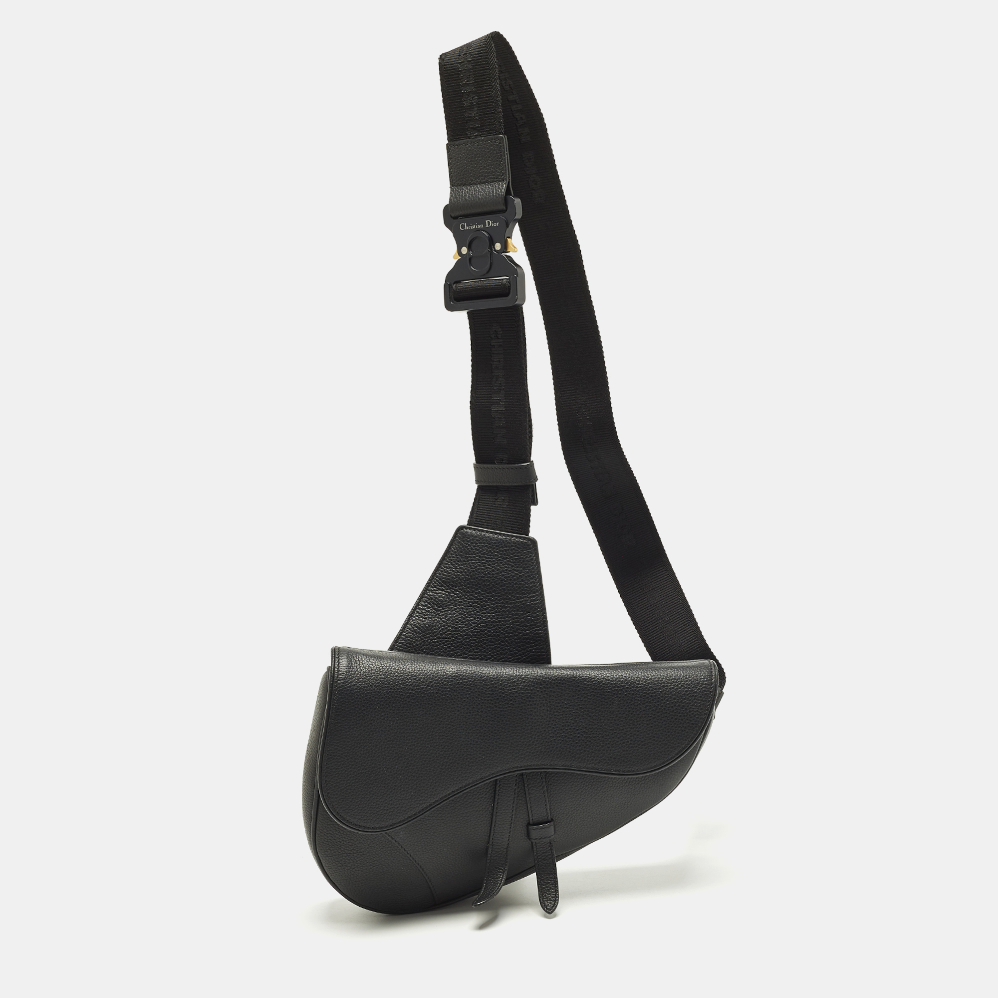 

Dior Saddle Black Leather Crossbody Bag