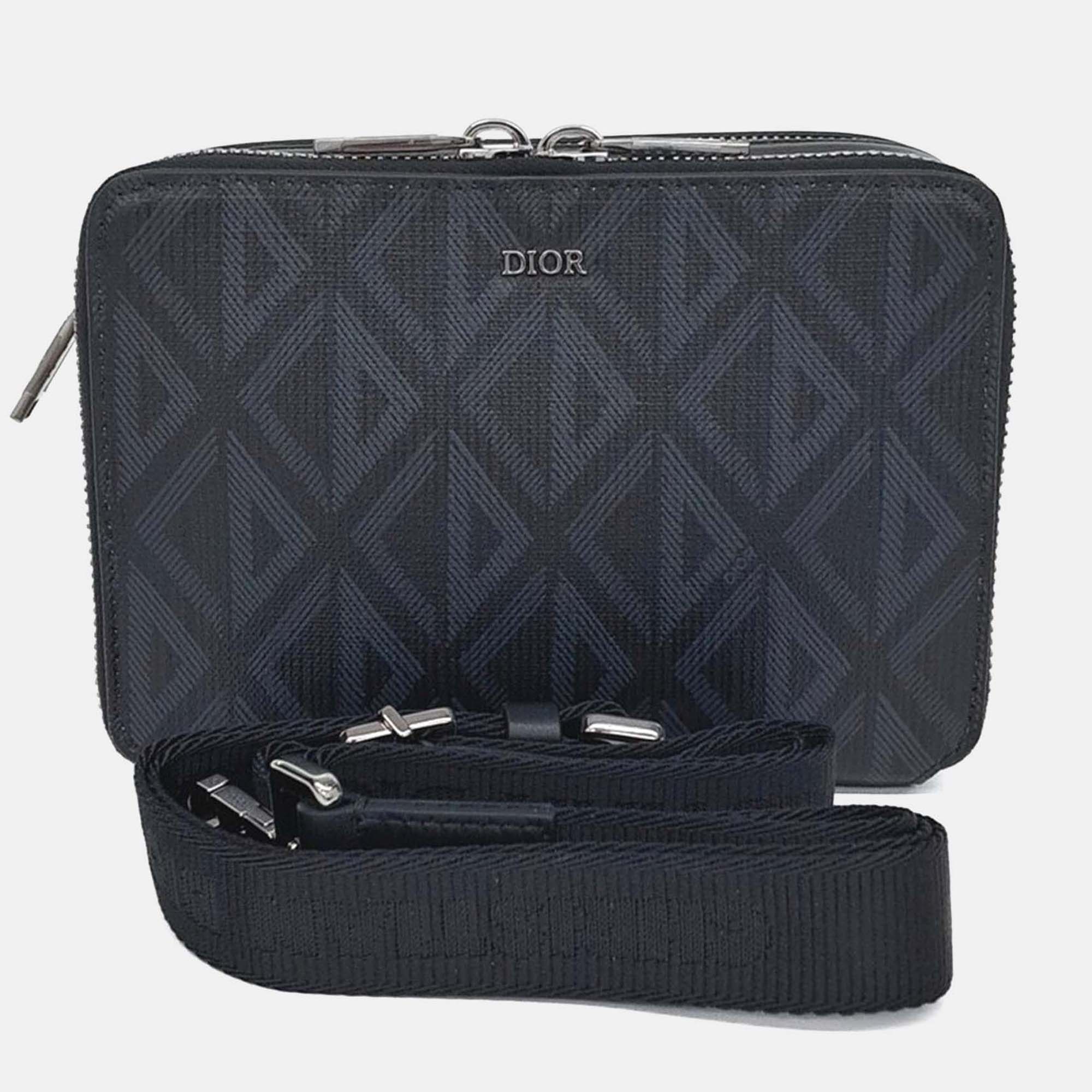 

Dior Black PVC Messenger Crossbody Bag