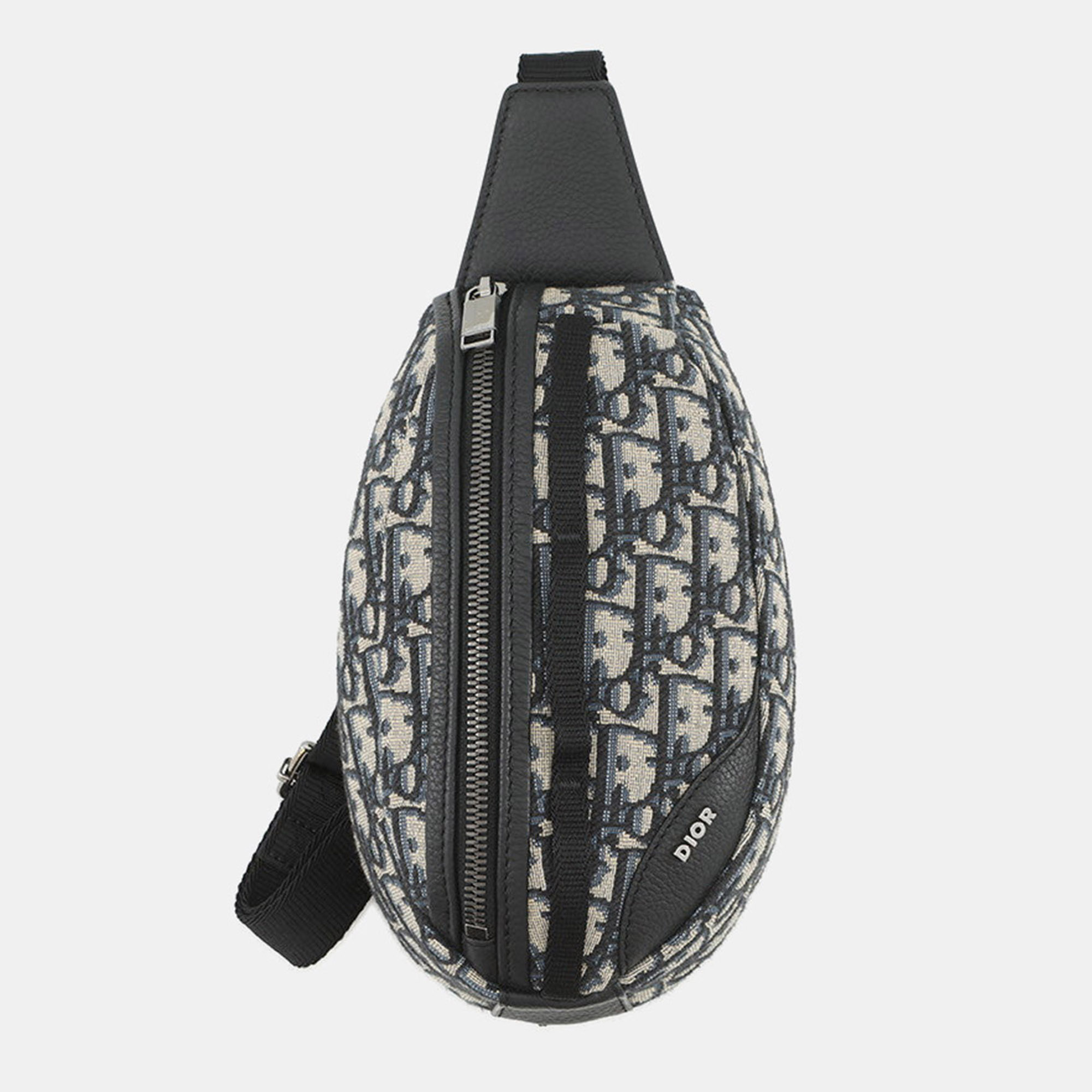 

Dior Oblique Scarab Crossbody Bag Black/Beige Canvas Size Mini
