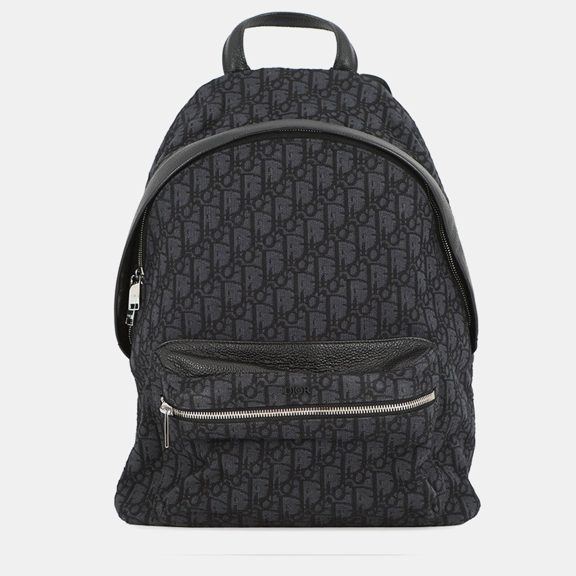 

Dior Oblique Jacquard Rider Backpack Black Canvas Leather