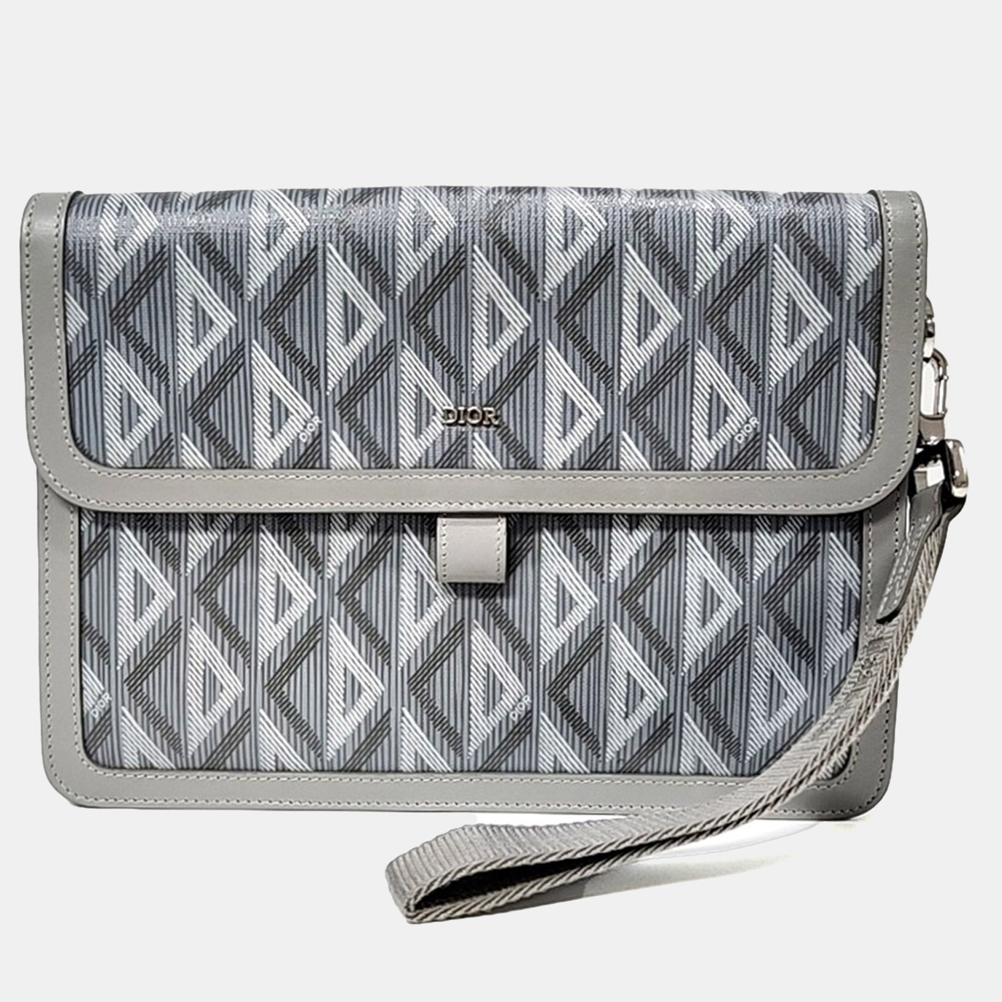 

Dior Grey PVC Hit The Road A5 Clutch