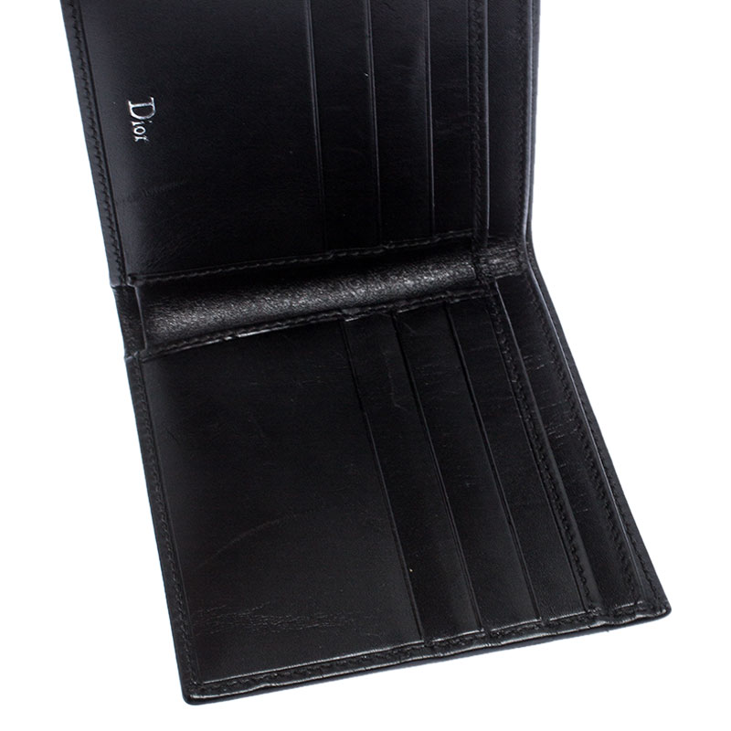 

Dior Black Monogram Leather Bifold Wallet