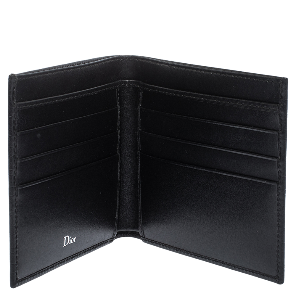

Dior Black Leather Bifold Wallet