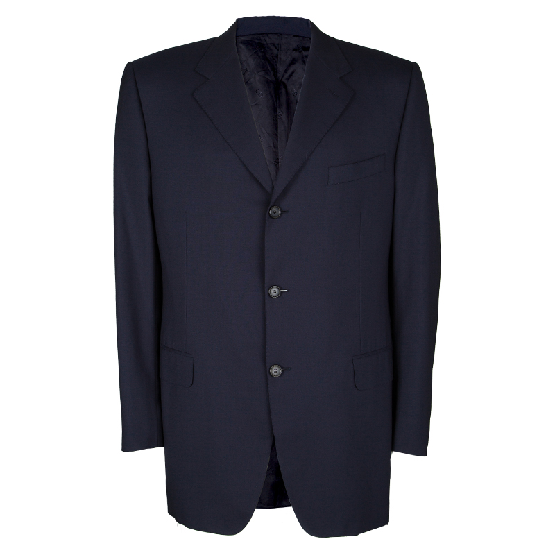 Dior 30 Montaigne Navy Blue Wool Blazer XXXL