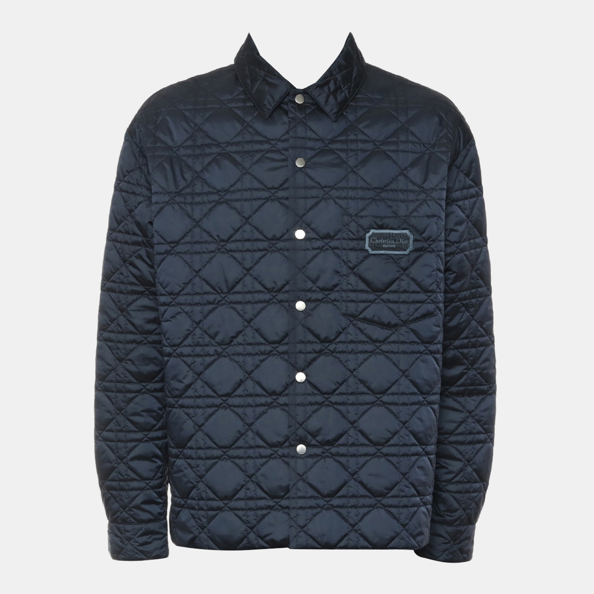 

Dior Padded Cannage Overshirt, Blue
