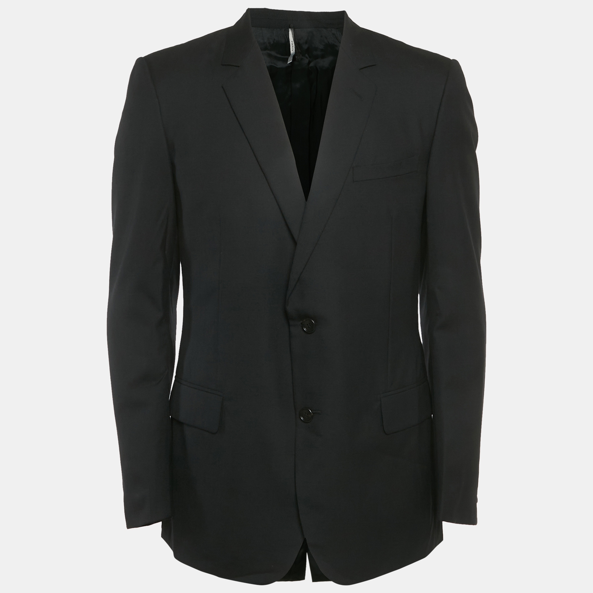 

Dior Black Wool Regular Fit Blazer XL