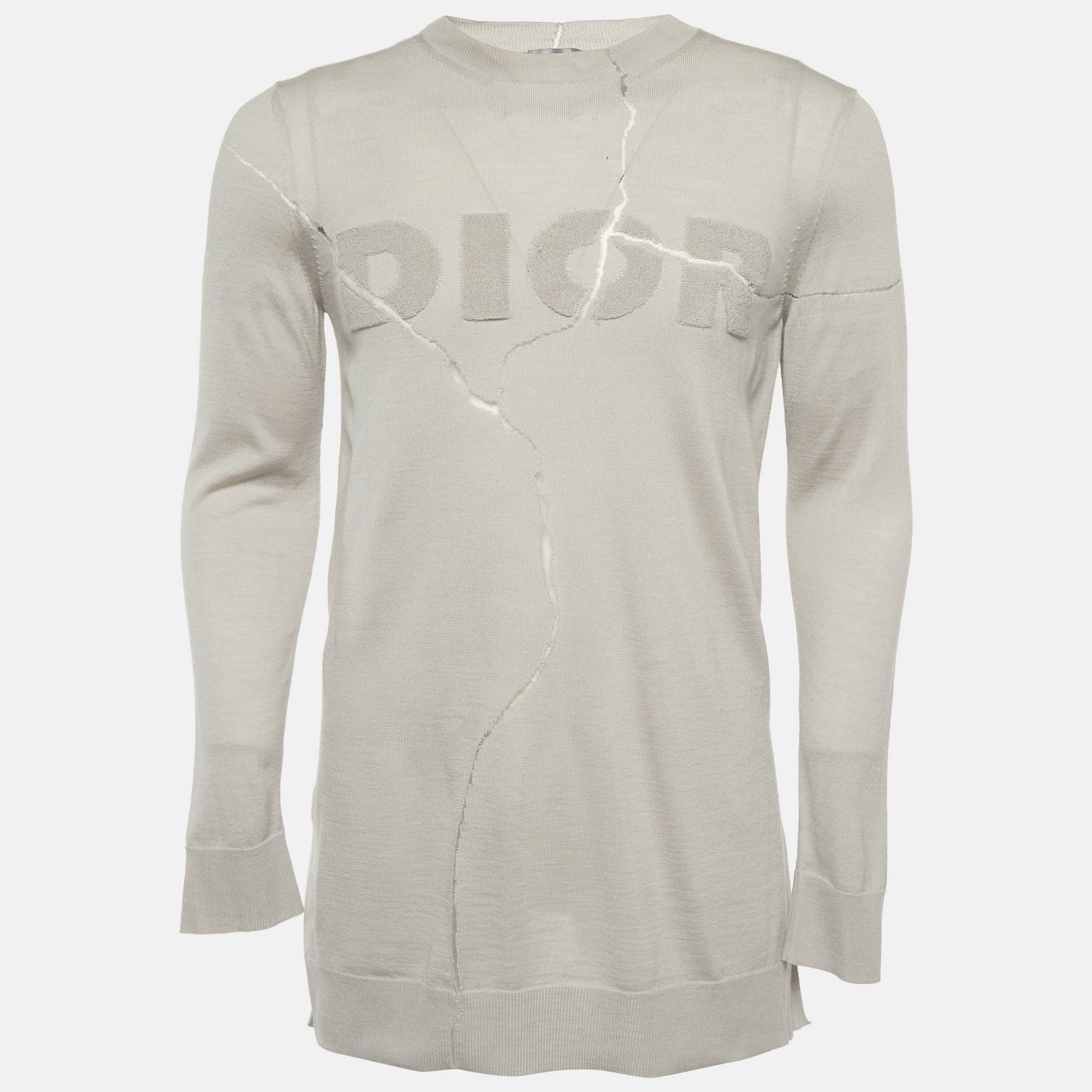 

Dior Homme Grey Wool Blend Crewneck Sweatshirt