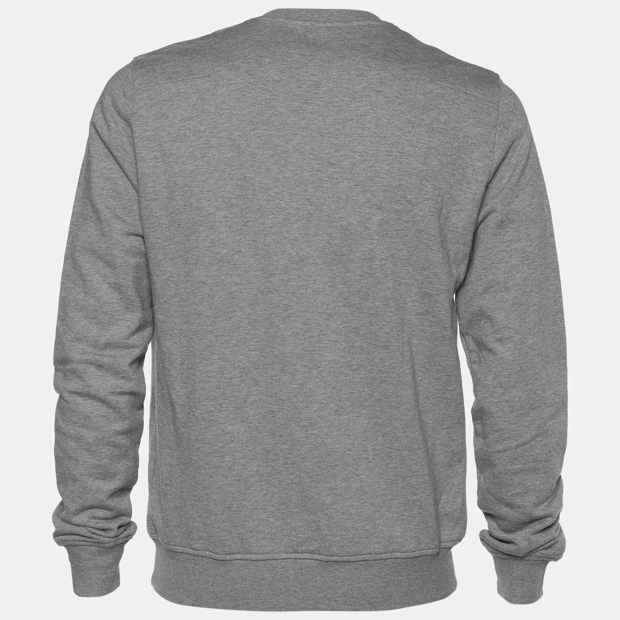 

Dior Homme Grey Cotton Bee Embroidered Crewneck Sweatshirt