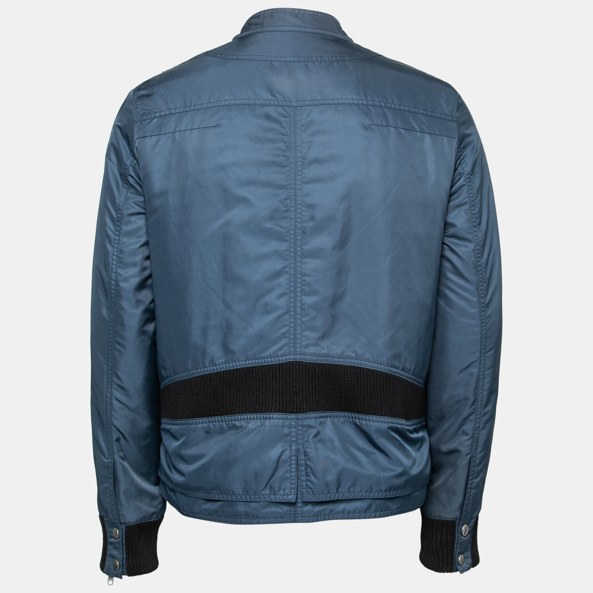 

Dior Homme Blue Synthetic Zip-Front Jacket