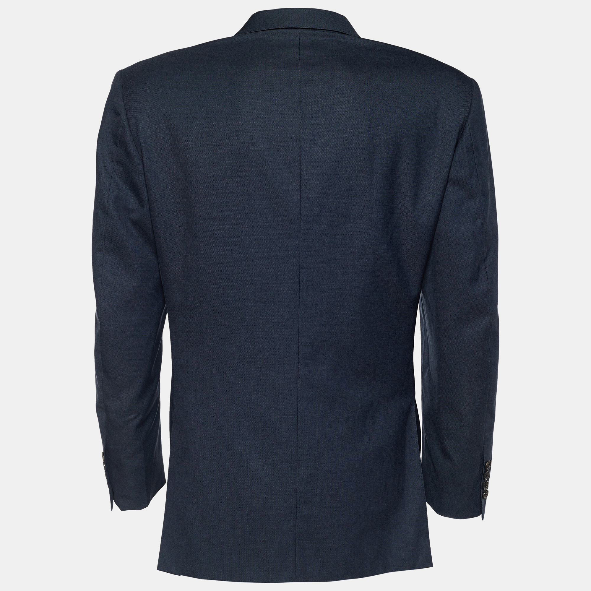 

Dior Vintage Navy Blue Super 150's Wool Blazer