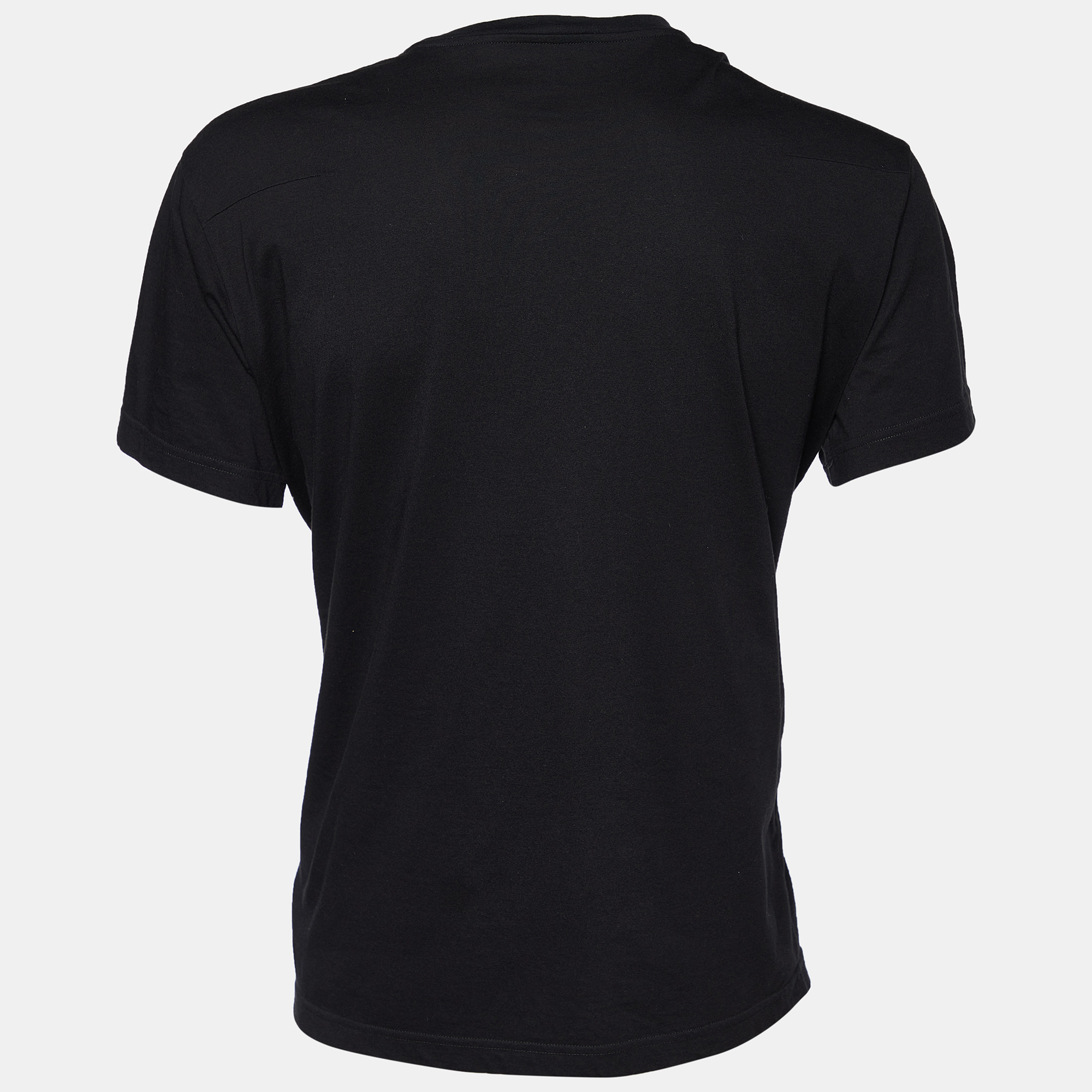 

Dior Homme Dior By Dior Black Embroidered Cotton Knit T-Shirt
