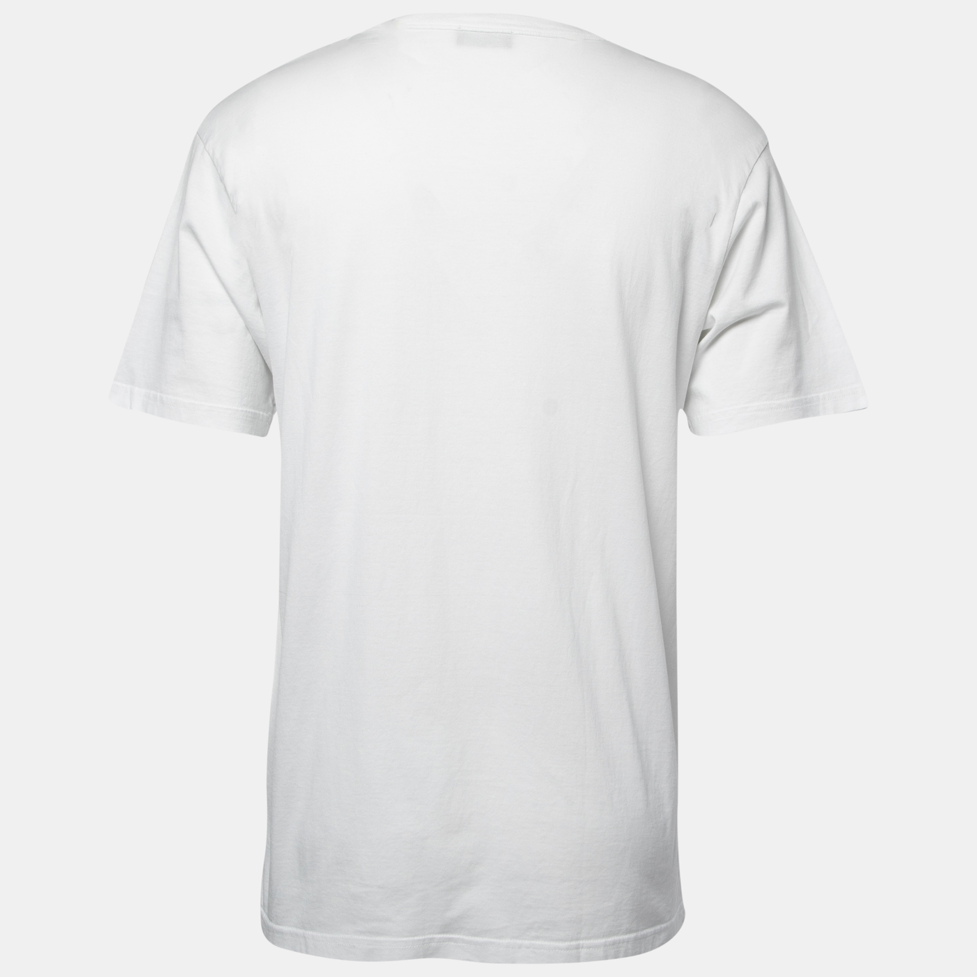 

Dior White Jersey Atelier Print Crew Neck T-Shirt