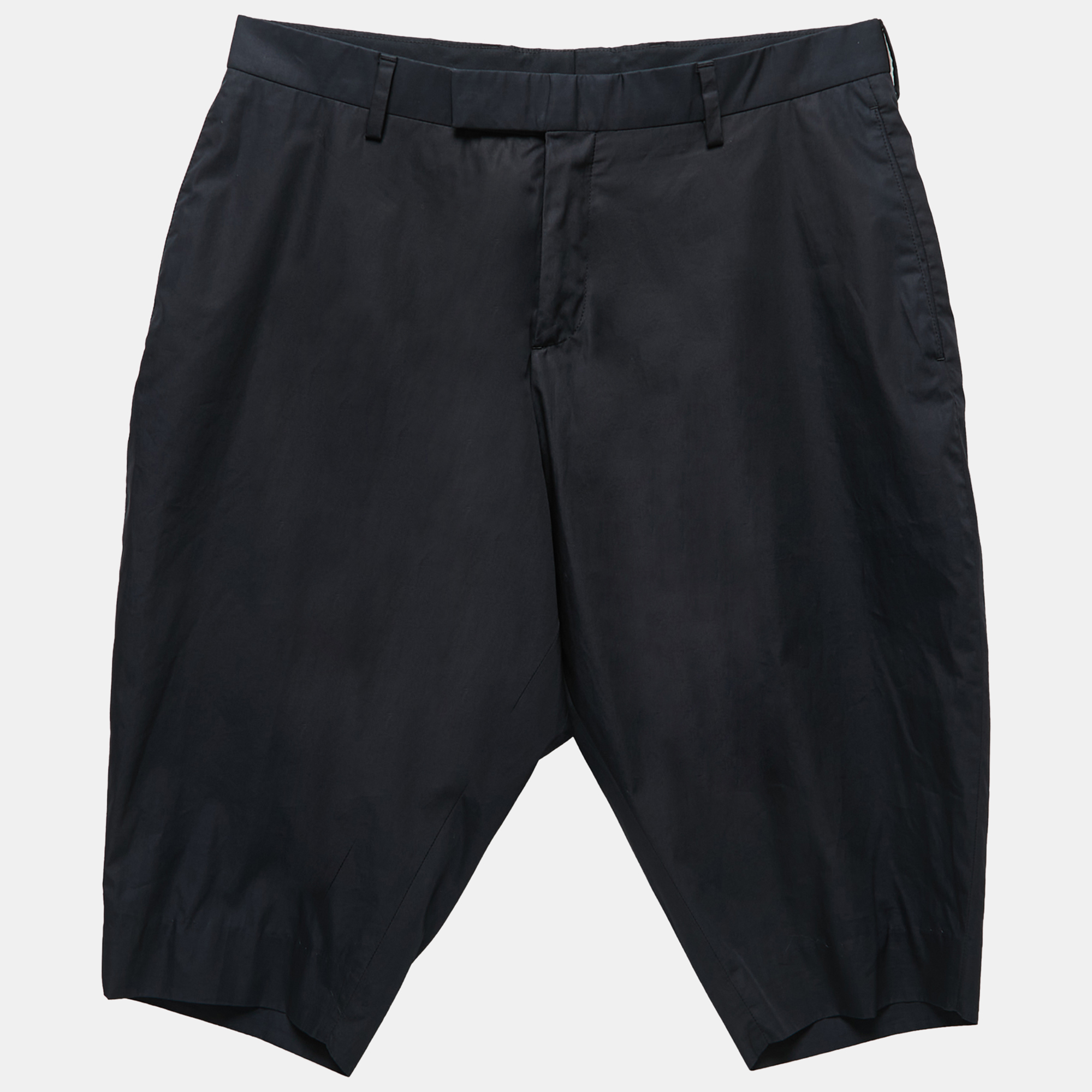 Pre-owned Dior Navy Blue Cotton Shorts S