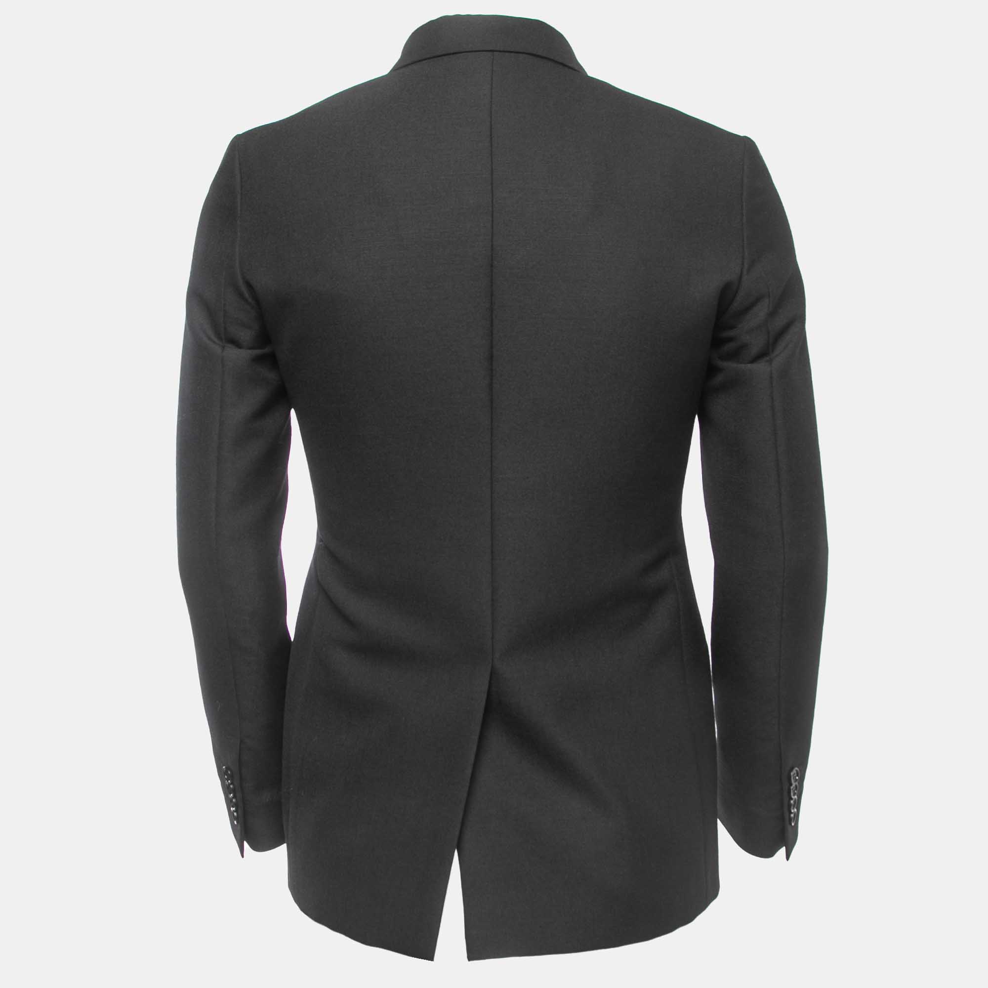 

Dior Black Wool Blend Double Breasted Blazer