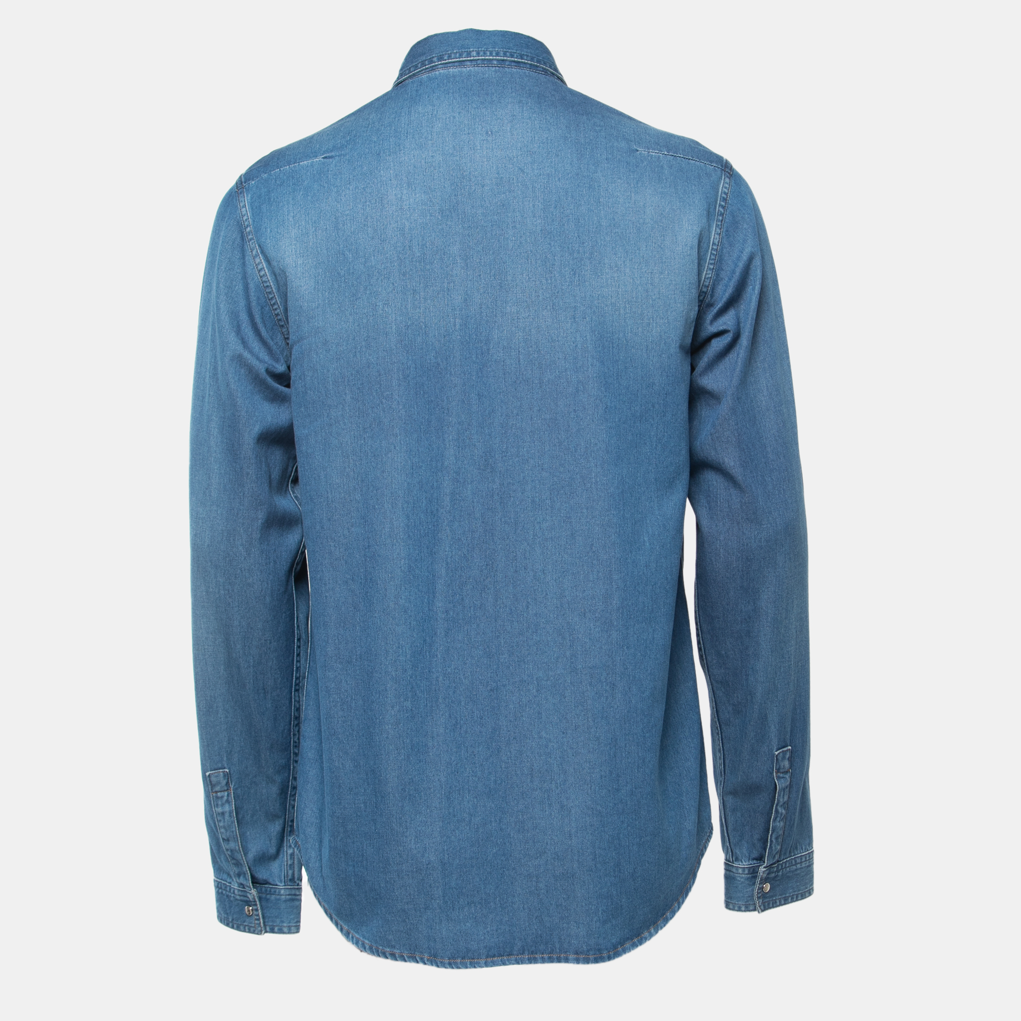

Dior Blue Denim Button Front Full Sleeve Shirt