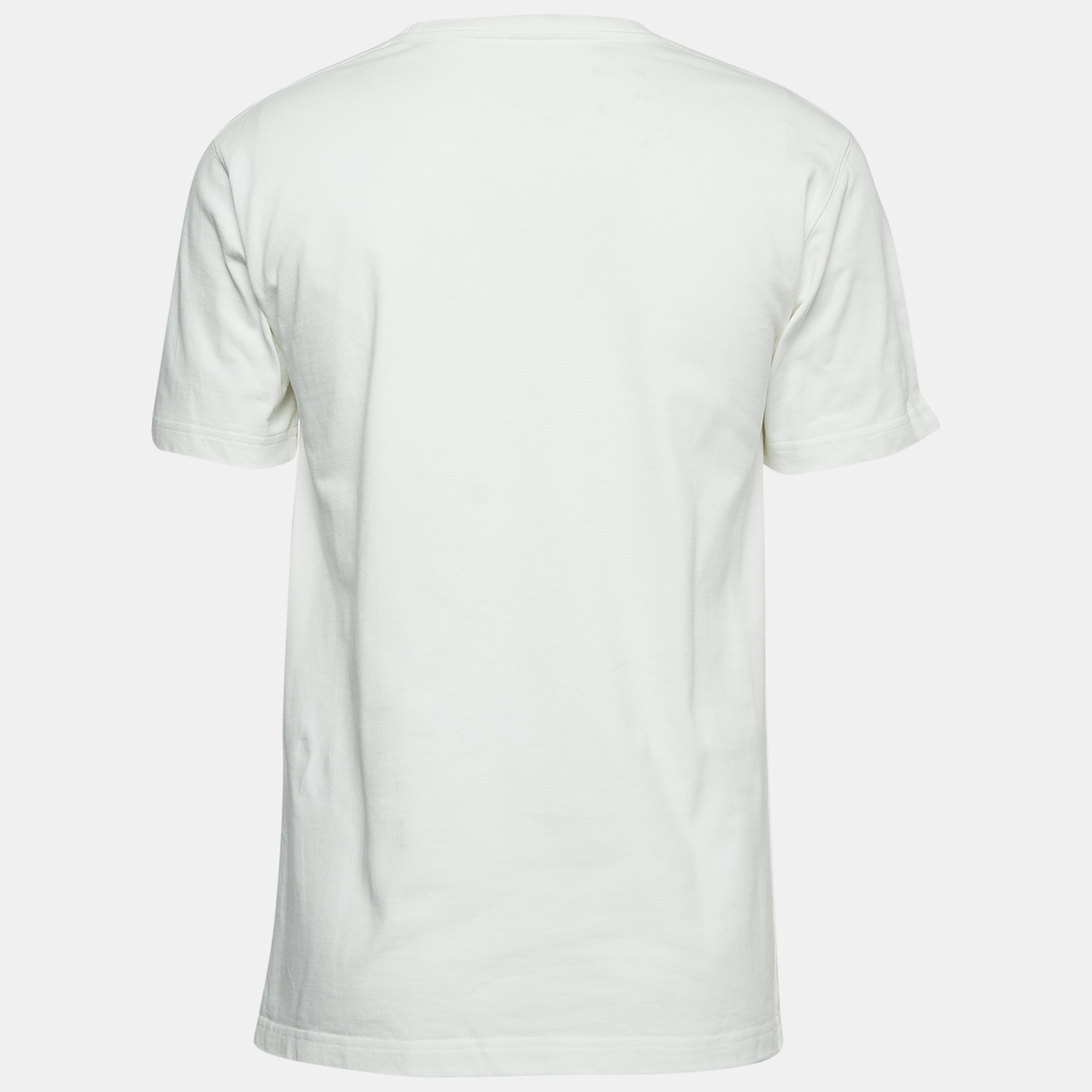 

Dior X Daniel Arsham White Cotton Printed T-Shirt