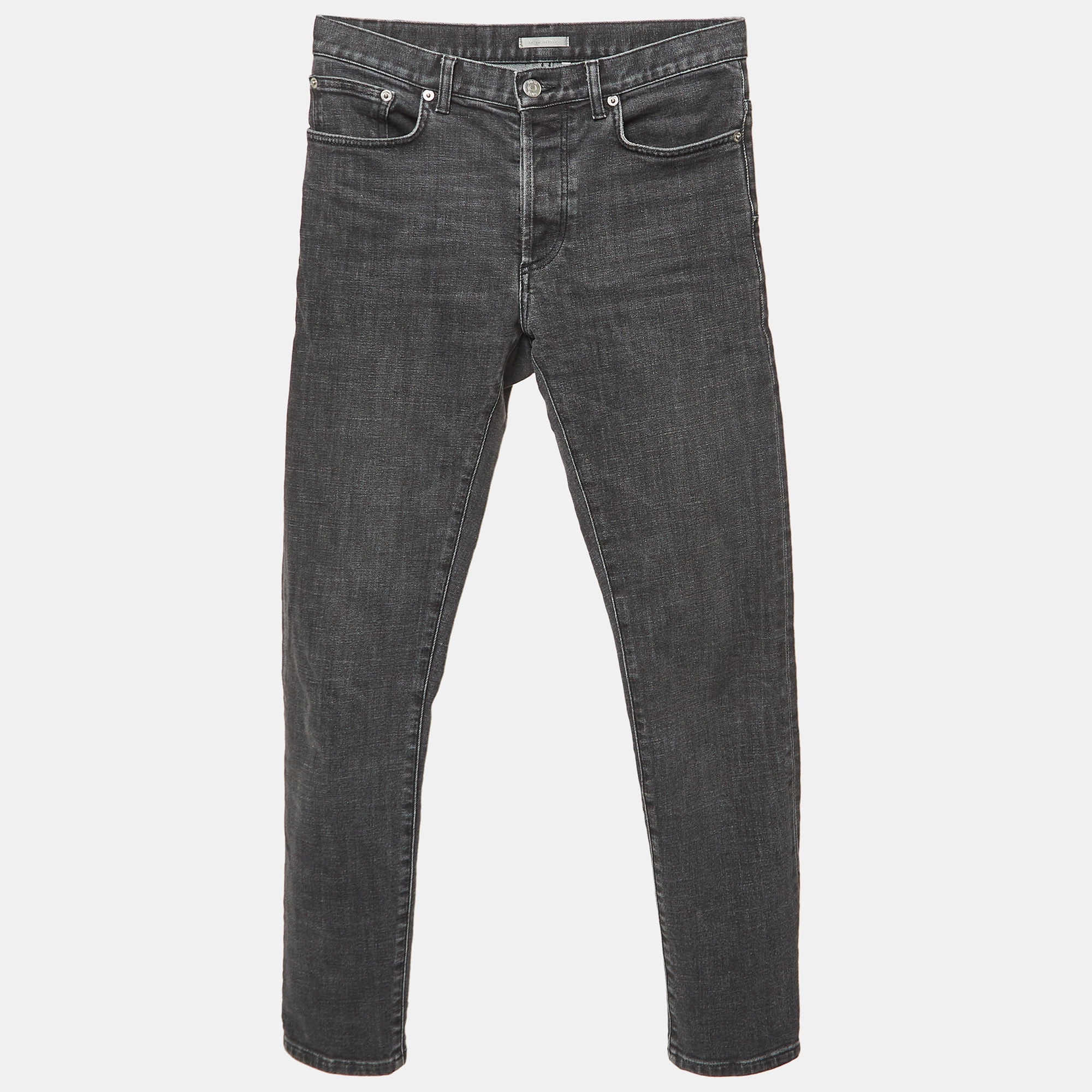 

Dior Homme Grey Denim Slim Regular Jeans S Waist 28"