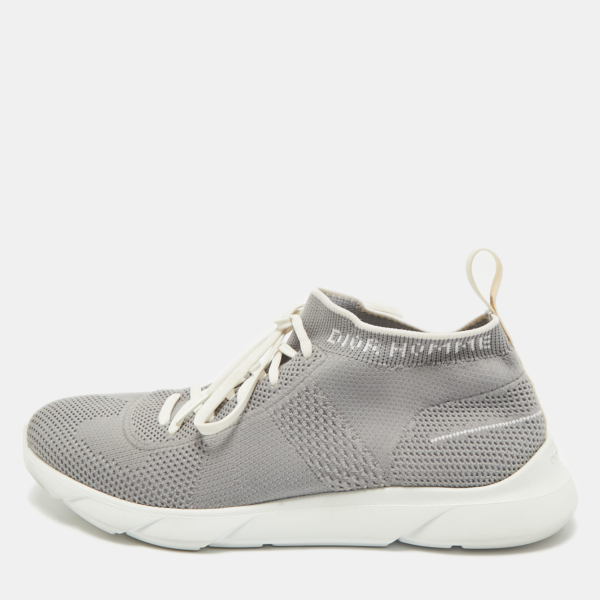 

Dior Grey Fabric B28 Socks Sneakers Size