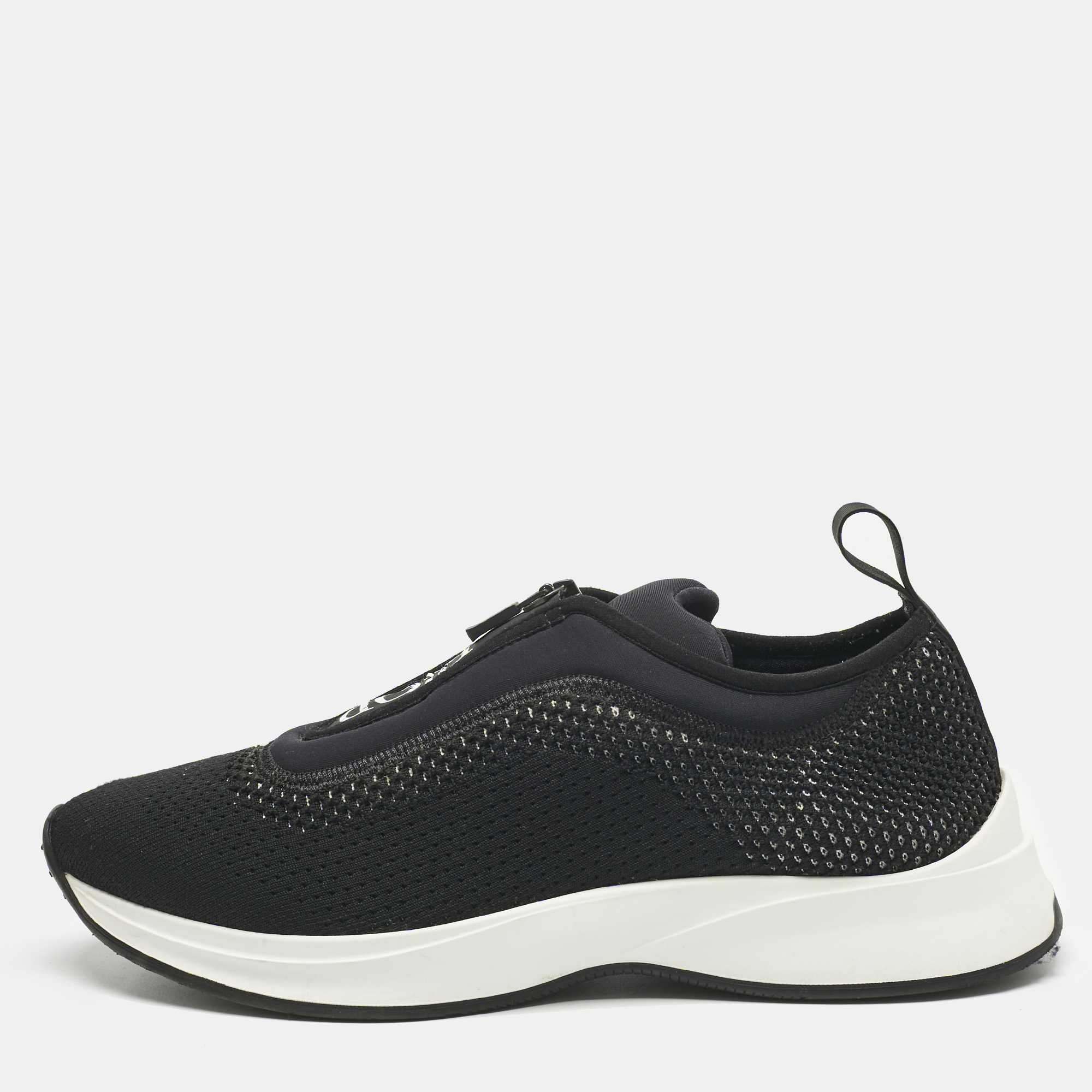 

Dior Black Knit Fabric and Neoprene B25 Sneakers Size
