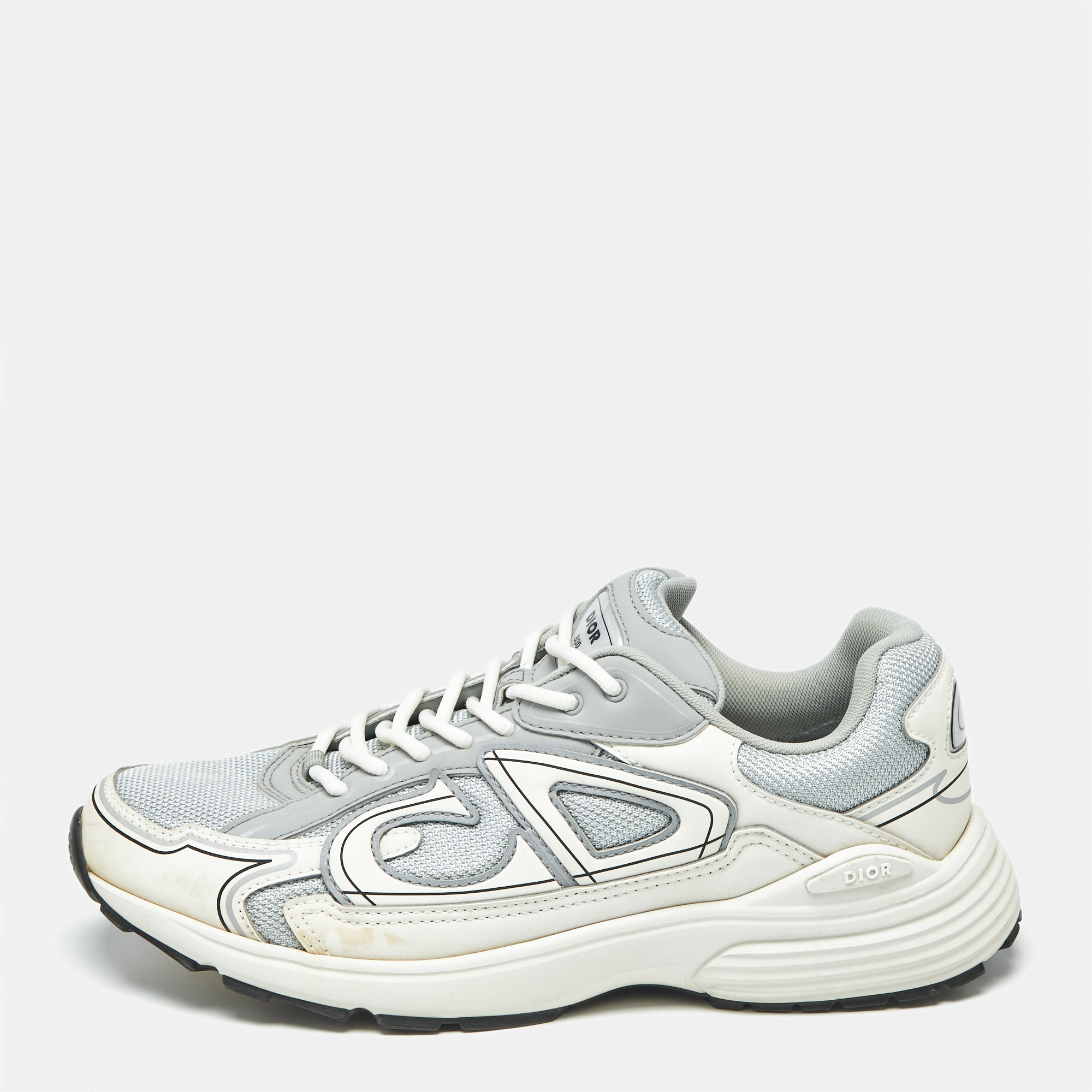 

Dior Tricolor Mesh and Rubber B30 Sneakers Size, White
