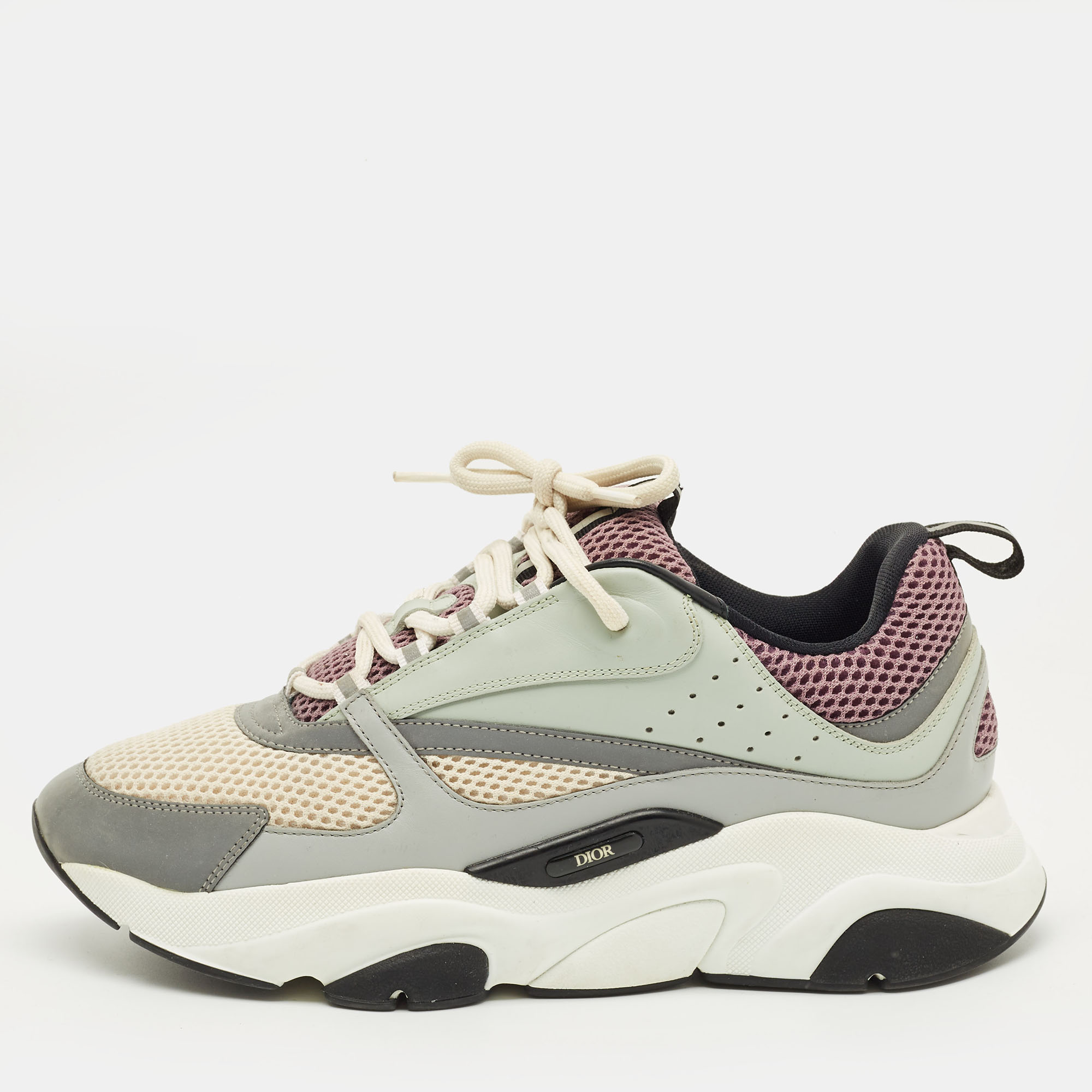 

Dior B22 Size  Multicolor Leather and Mesh Low Top Sneakers