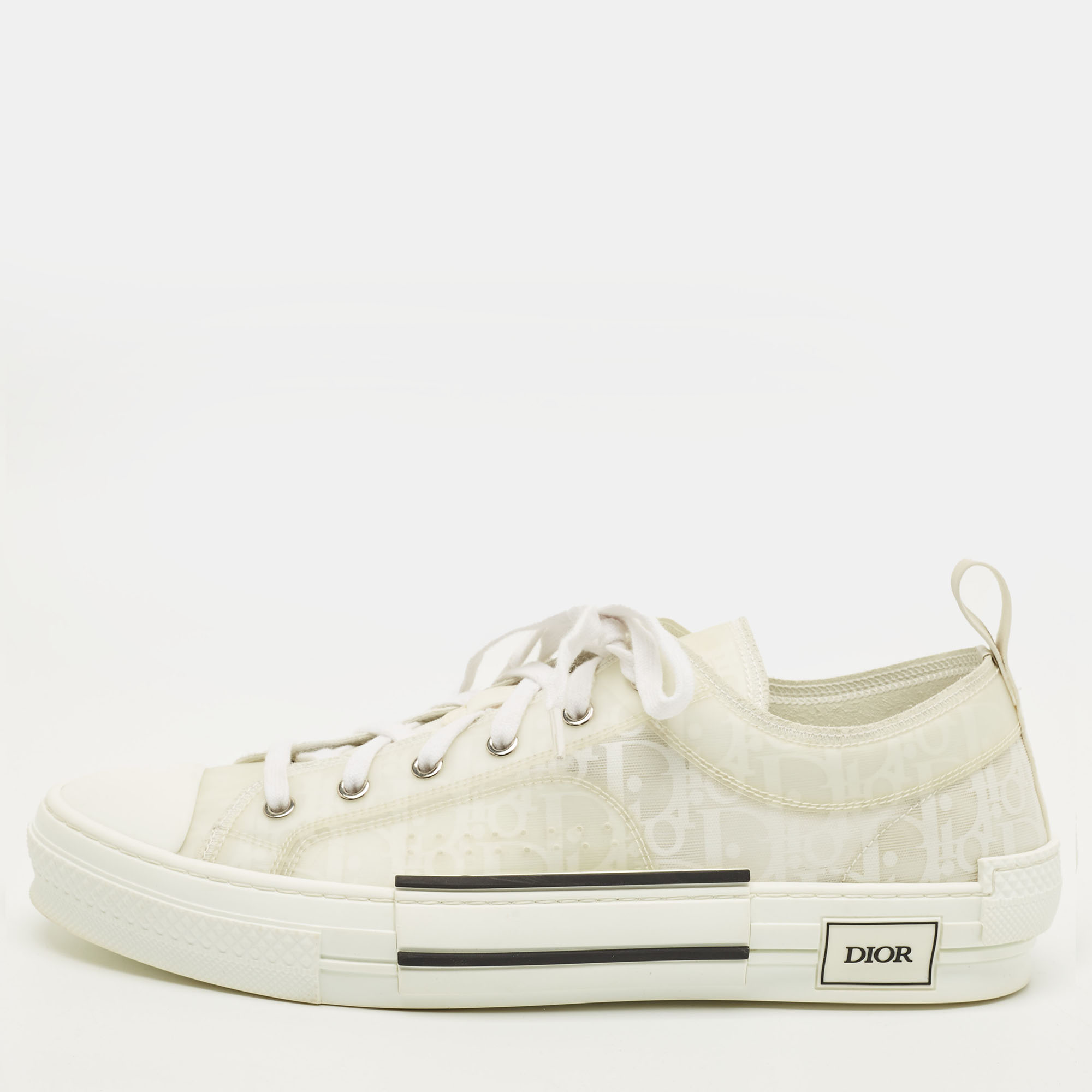 

Dior B23 Size  White Mesh and PVC Lace Up Sneakers