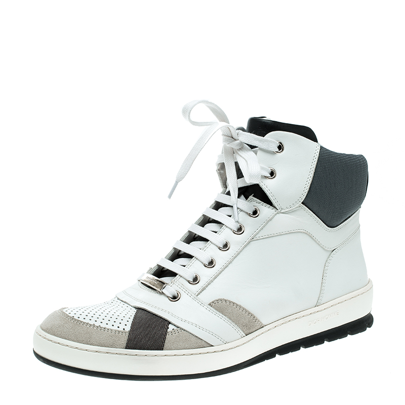 Dior Homme Tri Color Leather High Top 