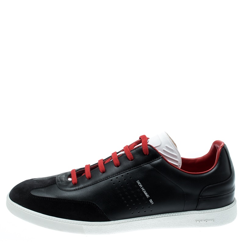 

Dior Homme Tricolor Leather And Suede B01 Low Top Sneakers Size, Black