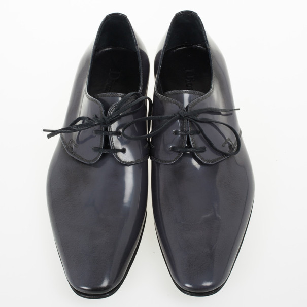 Christian Dior Grey Lace Up Dress Shoes Size 43 Dior | TLC