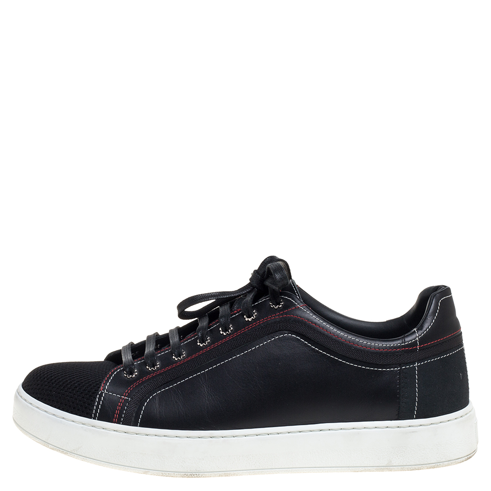 

Dior Fabric And Leather Low Top Sneaker Size, Black