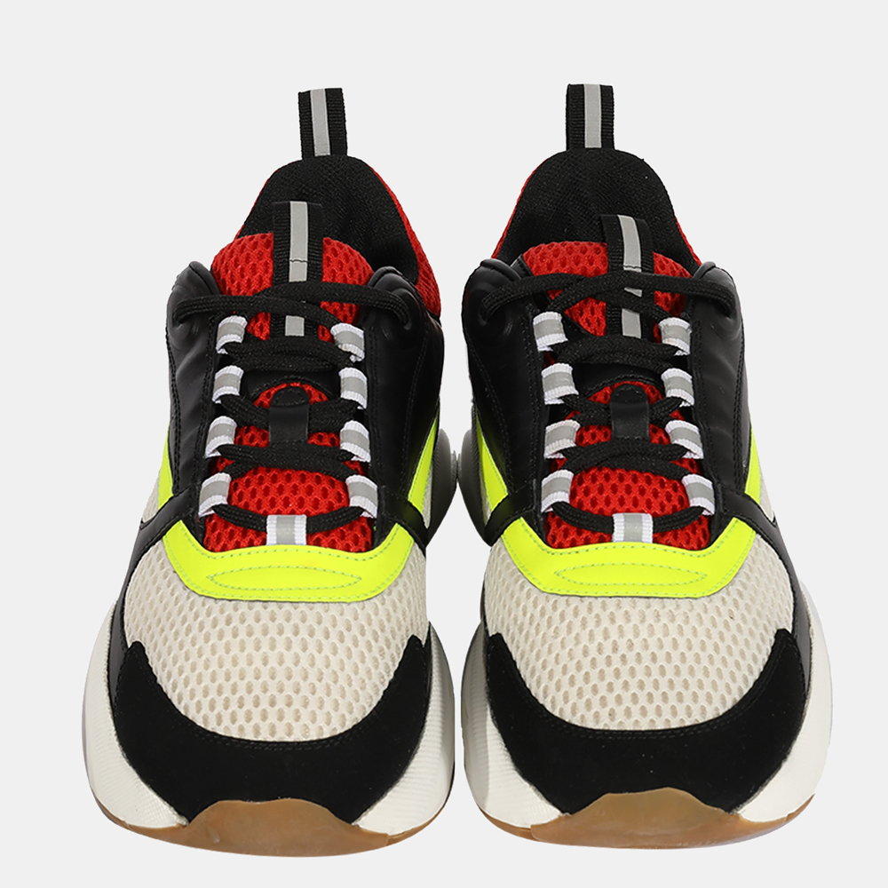 

Dior Black/Red Technical Mesh and Smooth Calfskin B22 Sneaker EU, Multicolor
