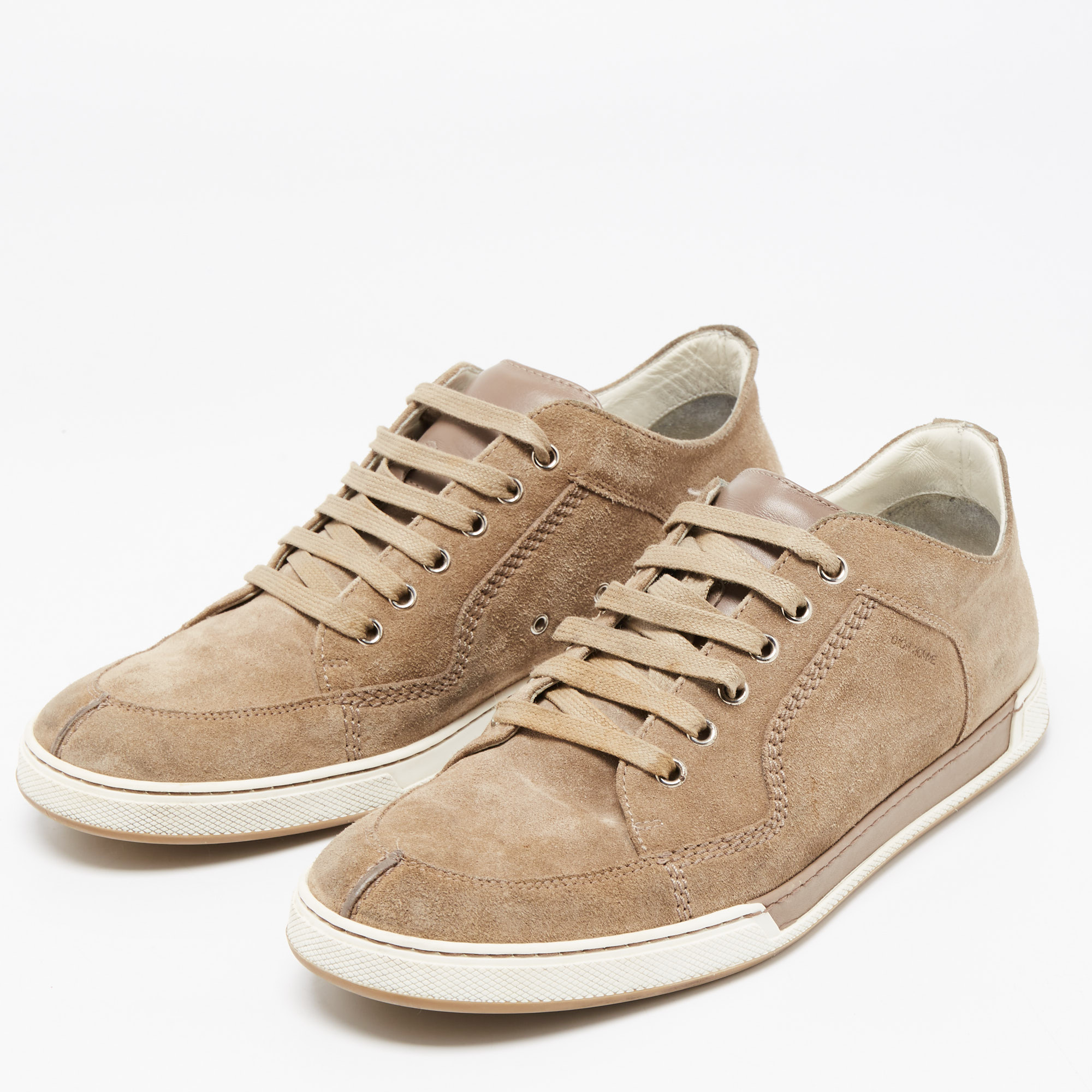 

Dior Brown Suede Low Top Sneakers Size