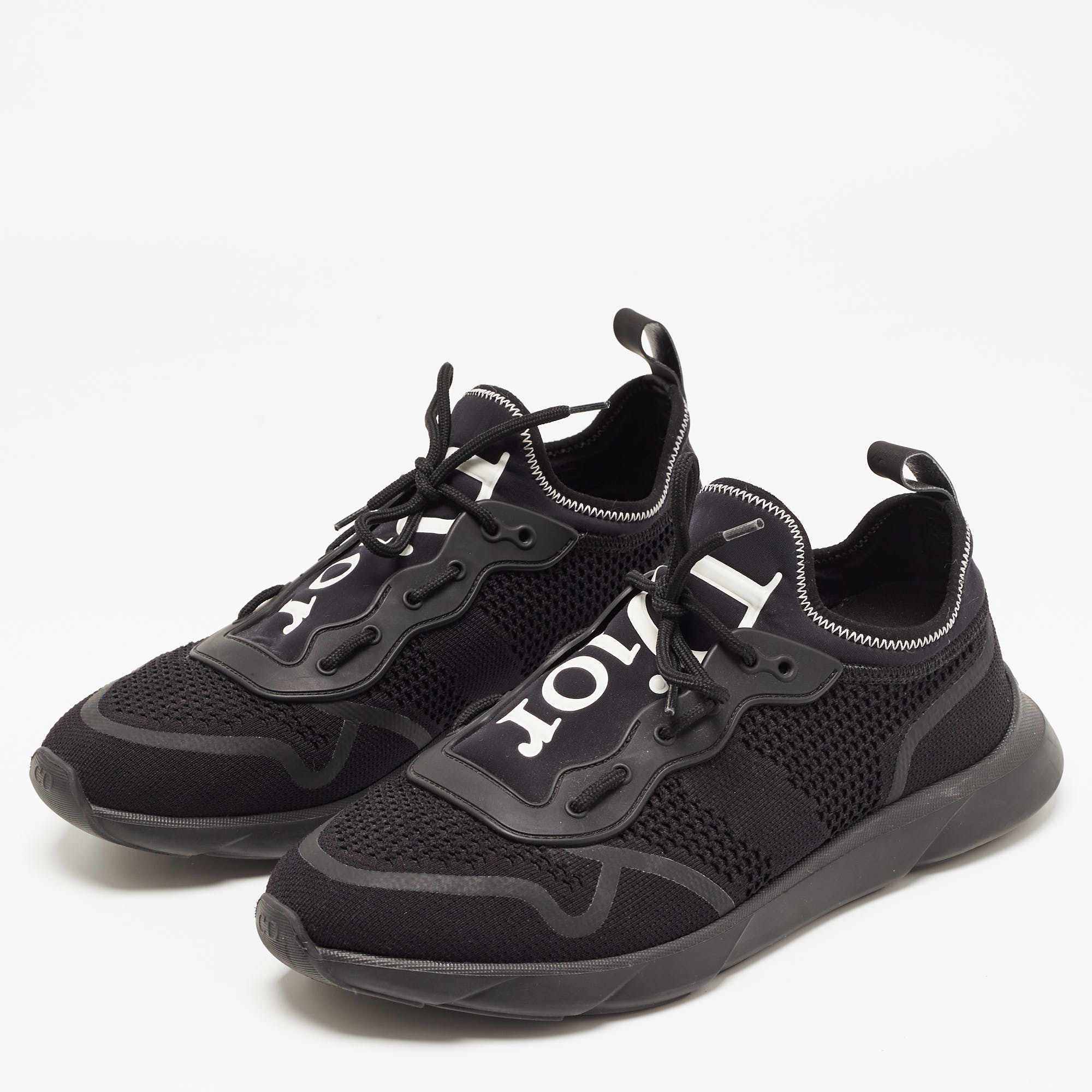 

Dior Black Knit Fabric B21 Neo Sneakers Size
