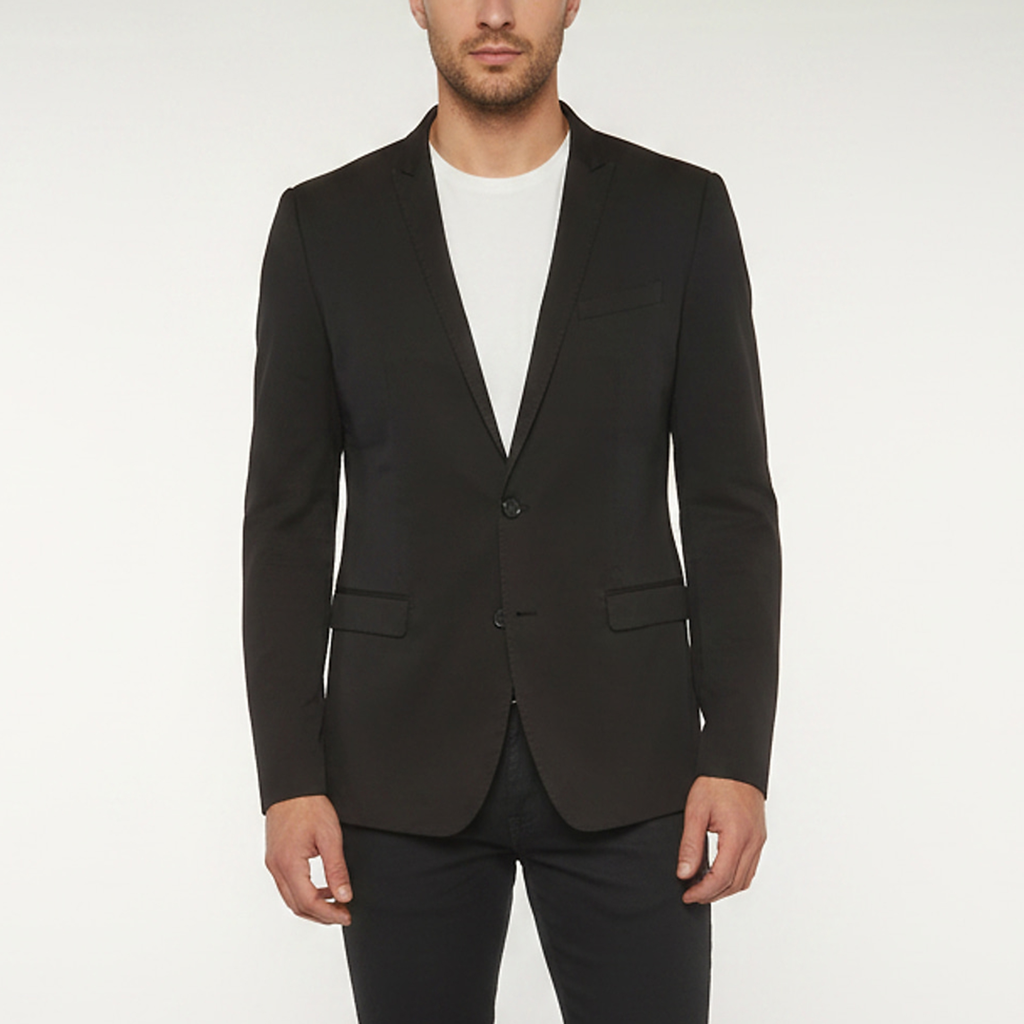

Dolce & Gabbana Black Gabardine Single Breasted Blazer M