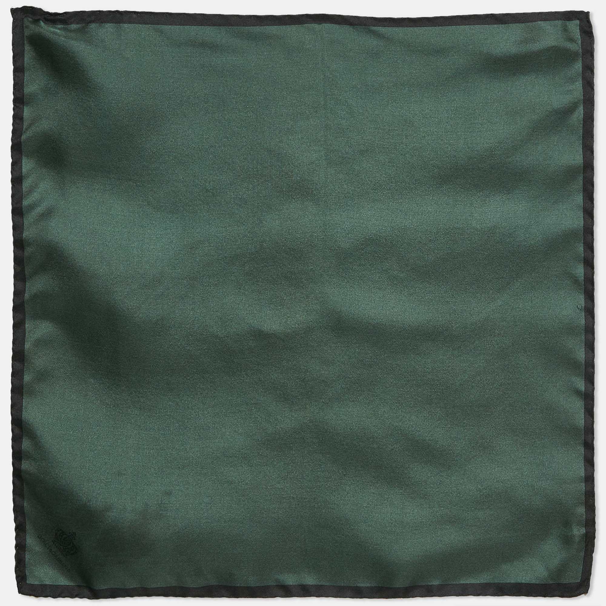 

Dolce & Gabbana Green Silk Pocket Square