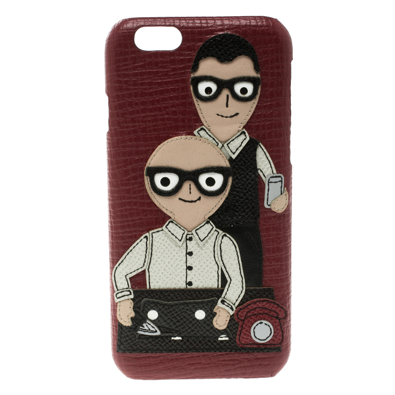 Pre Owned Dolce and Gabbana Red Iphone 6 Designer Case