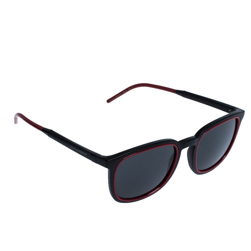 Dolce & Gabbana Matte Black/Grey DG6115 Sunglasses