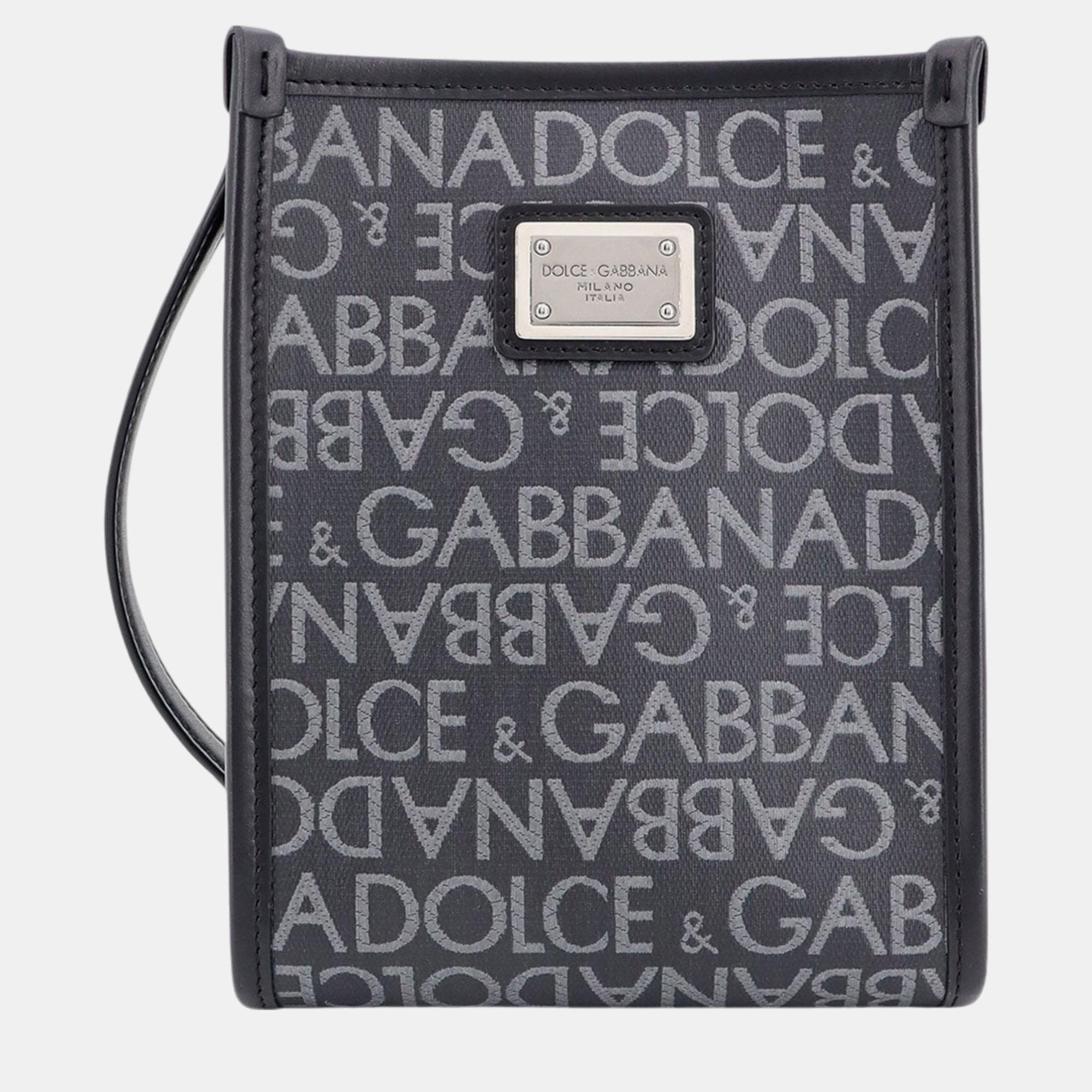 

Dolce & Gabbana Black Leather Shoulder Bag