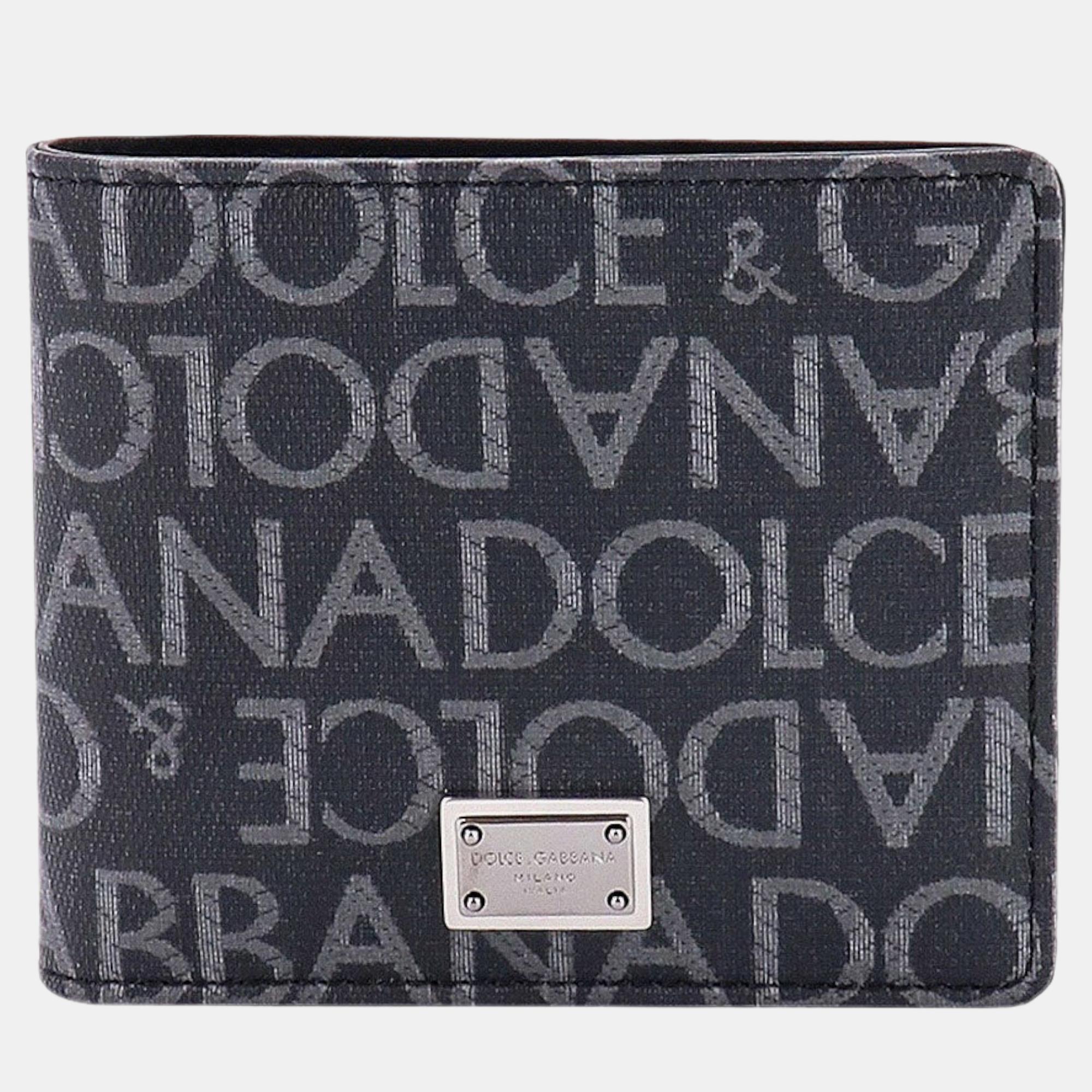 

Dolce & Gabbana Black Canvas Wallet