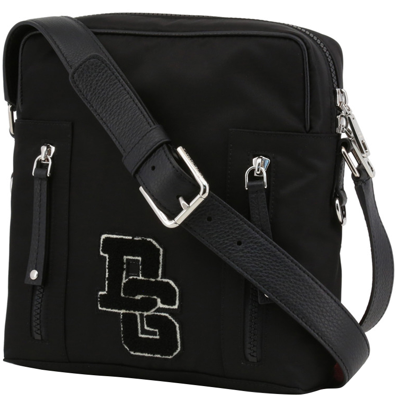 

Dolce and Gabbana Black Nylon Messenger Bag