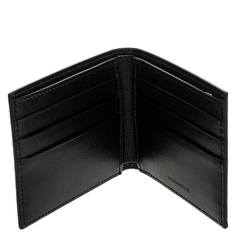 

Dolce & Gabbana Black Leather Bifold Wallet