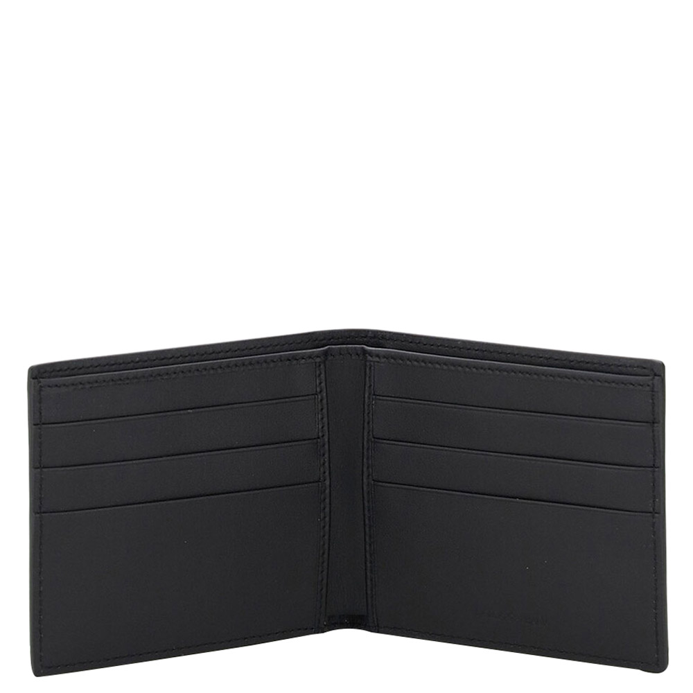 

Dolce & Gabbana Logo Print Leather Bifold Wallet, Black