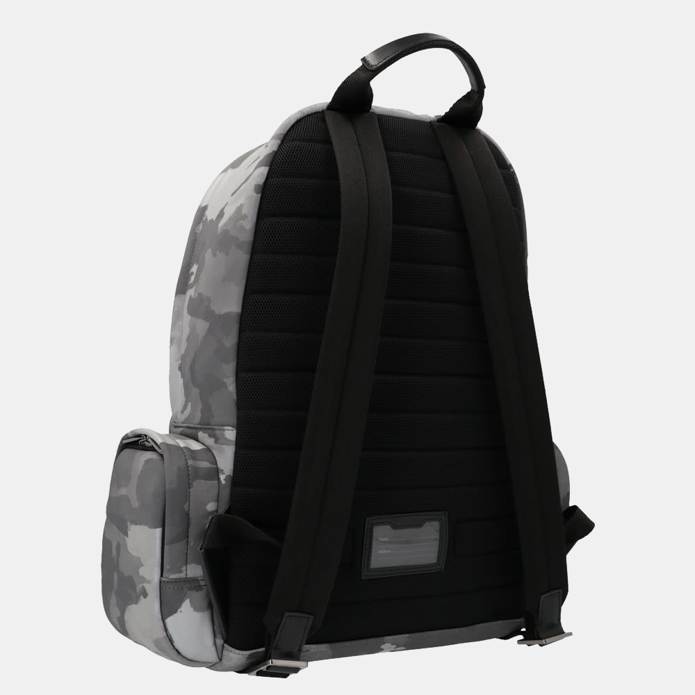 

Dolce & Gabbana Black Nylon Print Metallic Backpack