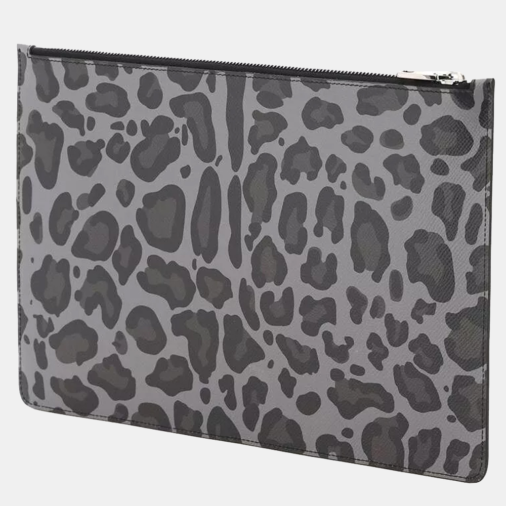 

Dolce & Gabbana Multi Leopard Dauphine Pouch Clutch Bag, Multicolor