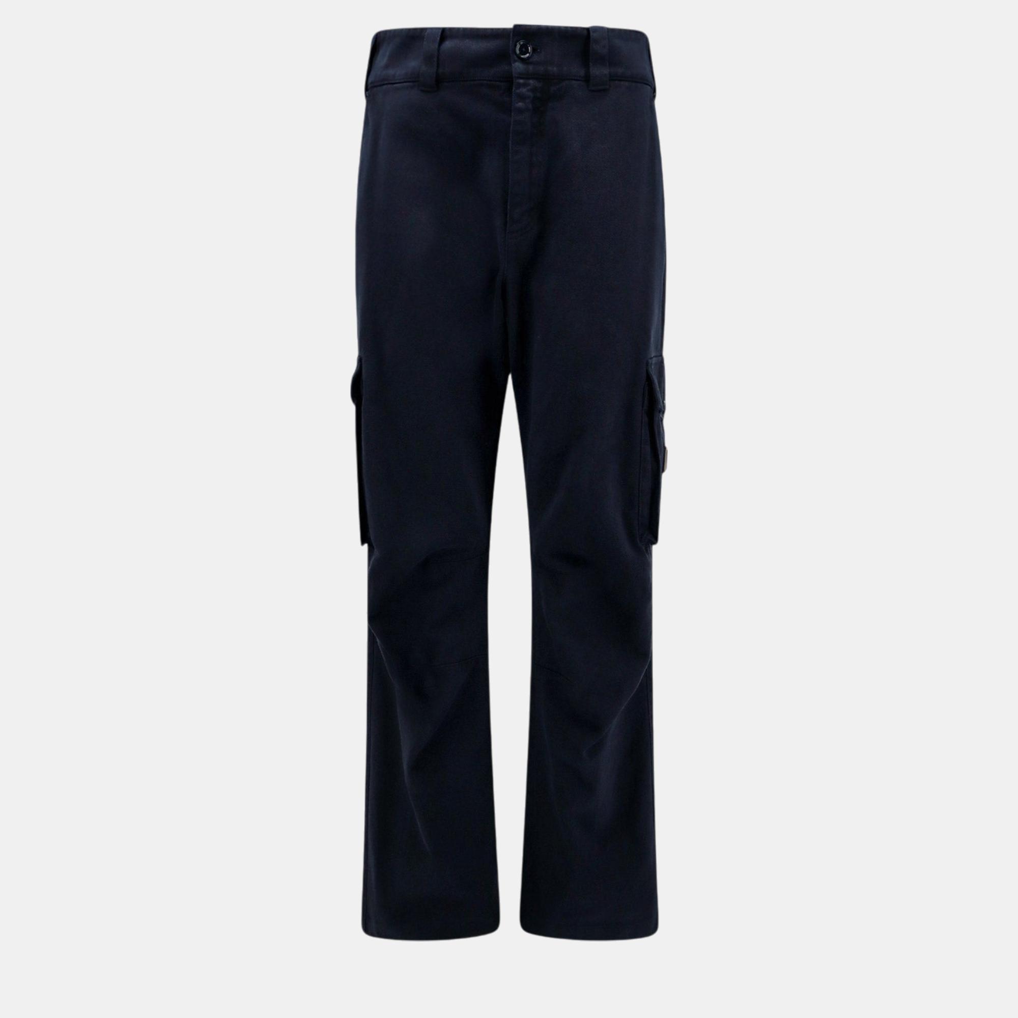 

Dolce & Gabbana Blue Cotton Cargo Trouser